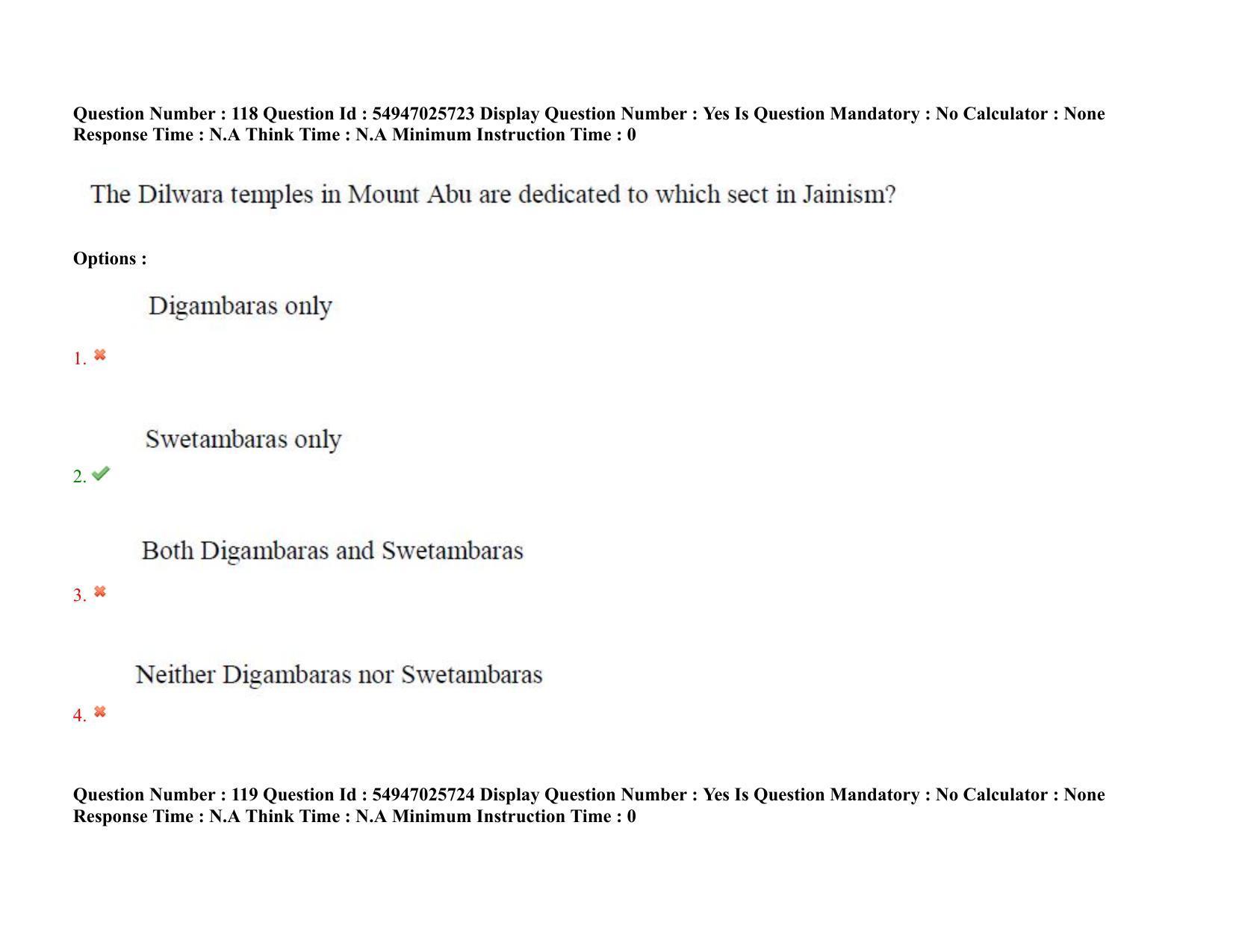 AP RCET 2022: Buddhist Studies - 18-10-2022 (Tuesday) Session-II: Question Paper With keys - Page 99
