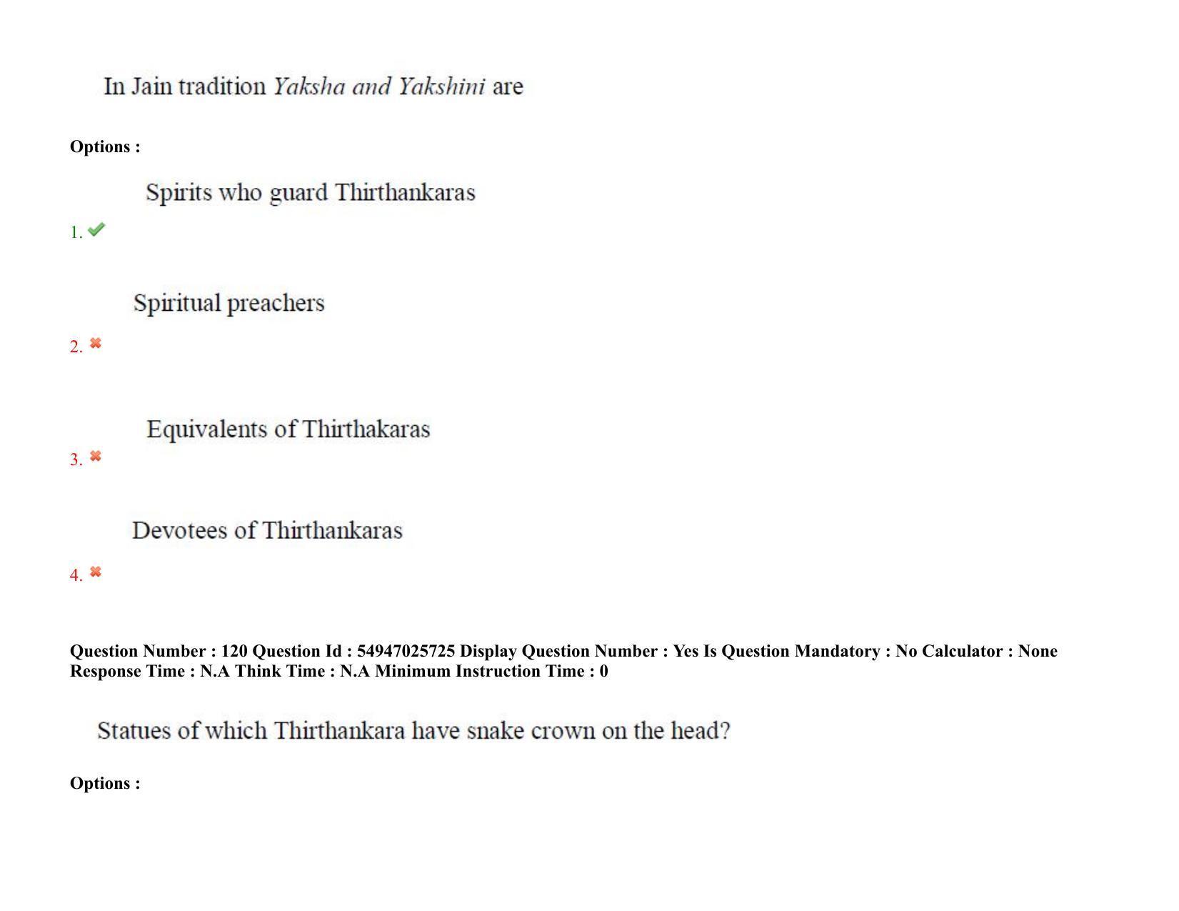 AP RCET 2022: Buddhist Studies - 18-10-2022 (Tuesday) Session-II: Question Paper With keys - Page 100