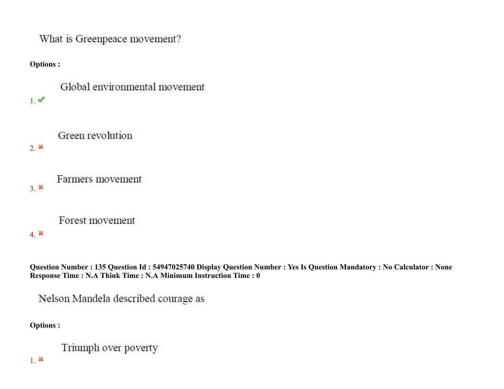AP RCET 2022: Buddhist Studies - 18-10-2022 (Tuesday) Session-II: Question Paper With keys - Page 112