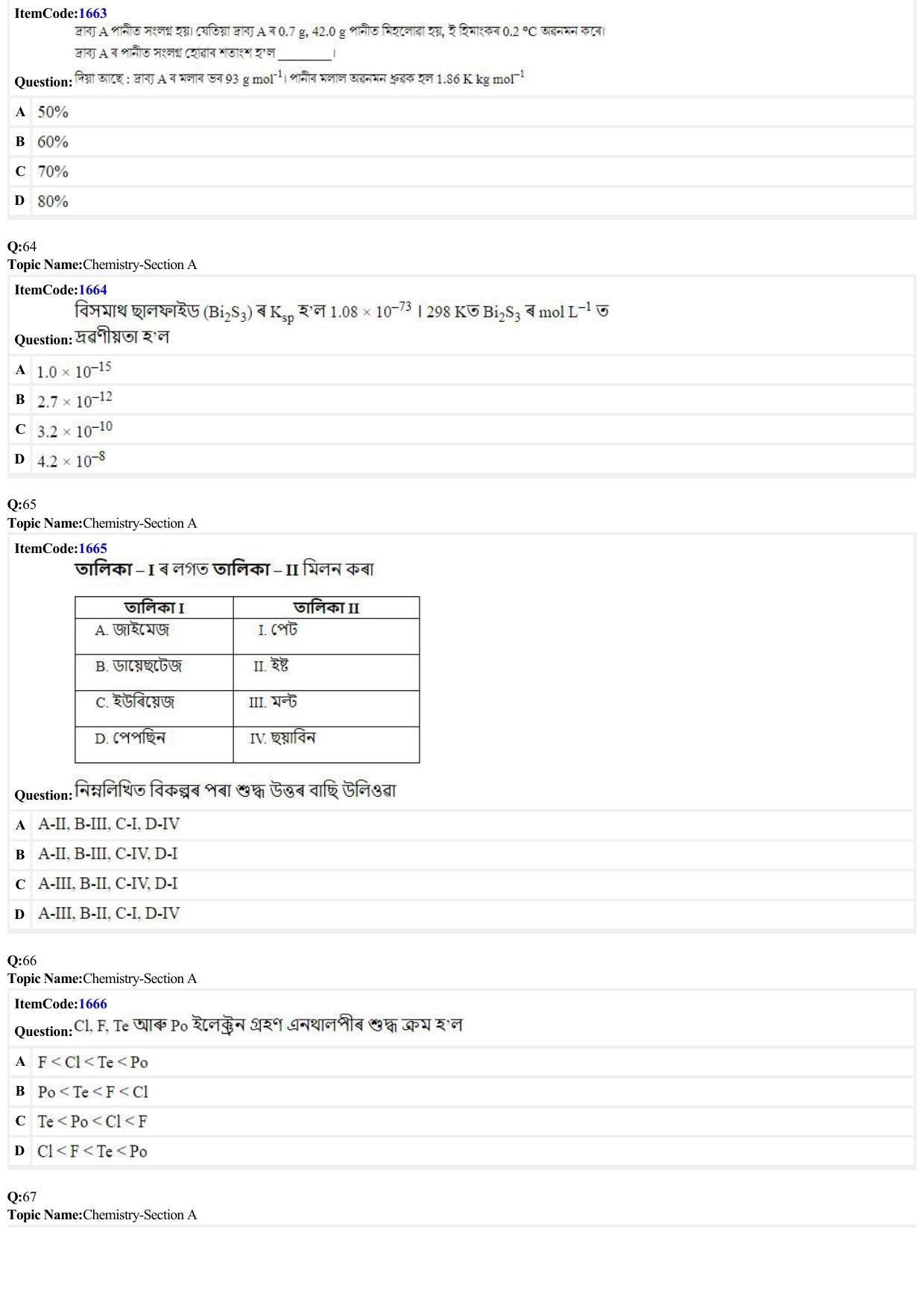 JEE Mains 2022: BTech Assamese (Shift 2) 25-06-2022 Question Paper - Page 15
