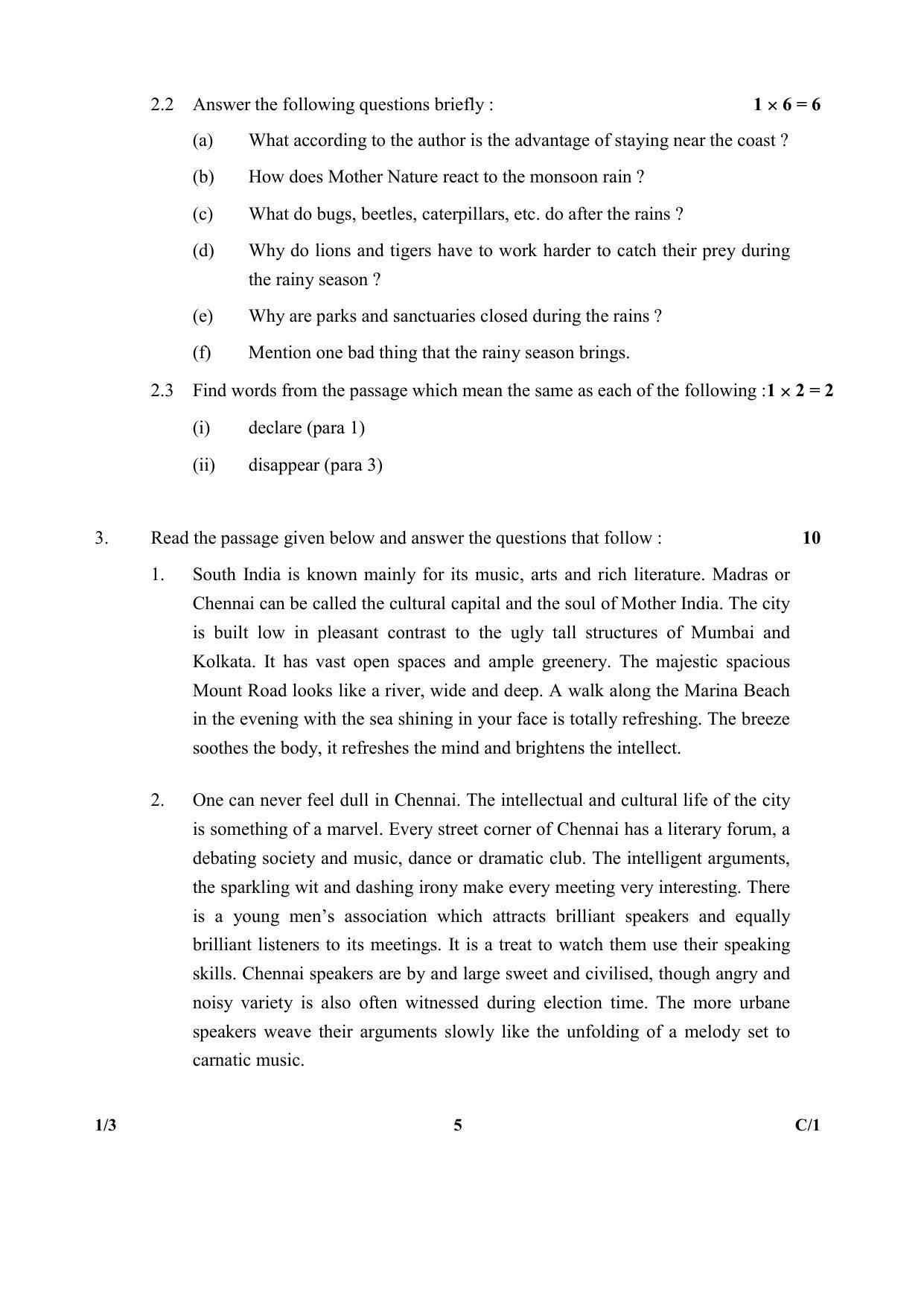 CBSE Class 12 1-3 (English Core) 2018 Compartment Question Paper - Page 5