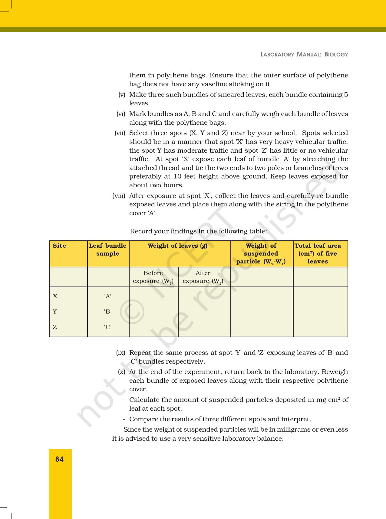 NCERT Laboratory Manuals for Class XII Biology - Exercise 22 to 24 - Page 2