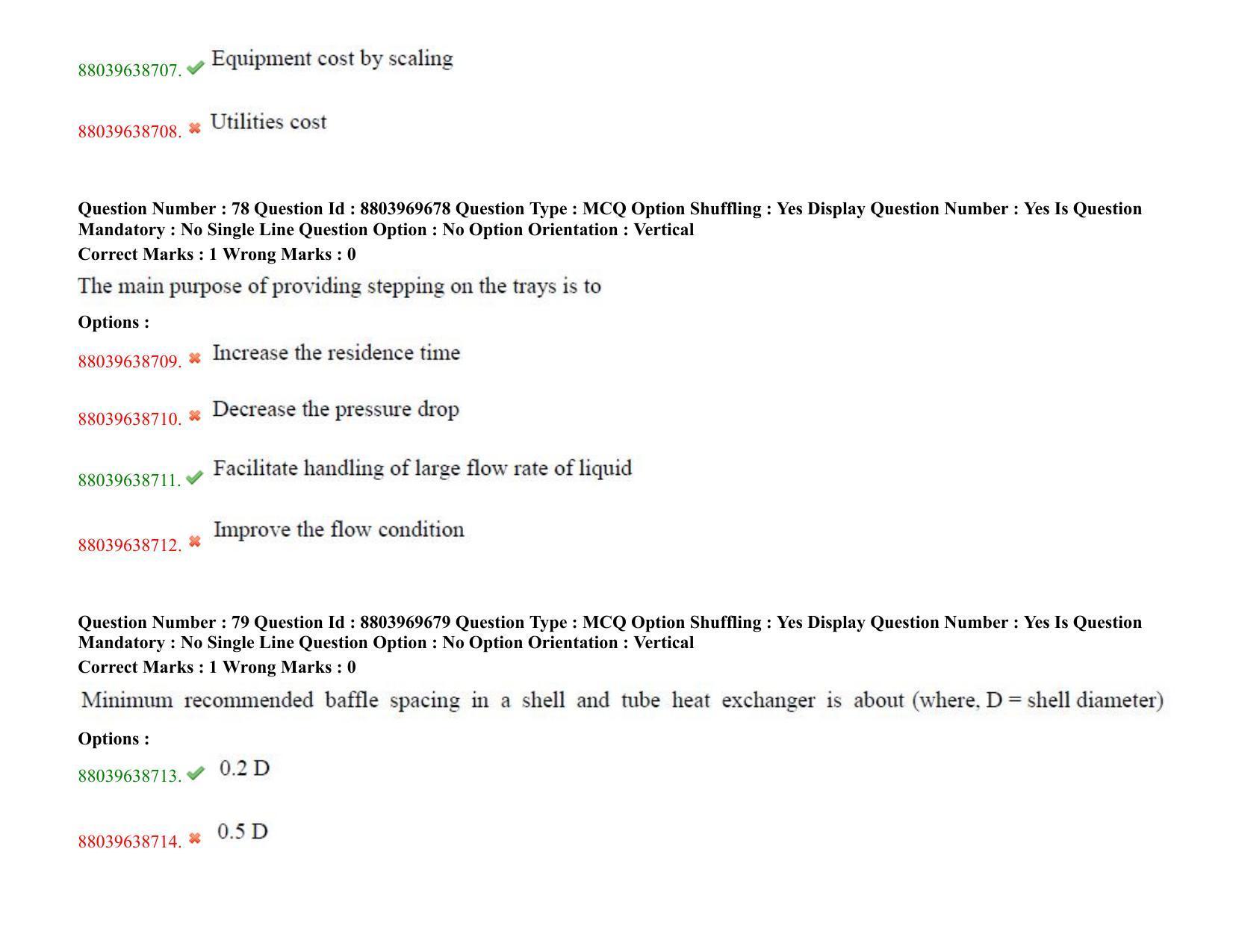 TS PGECET 2020: Chemical Engineering Question Papers - Page 44