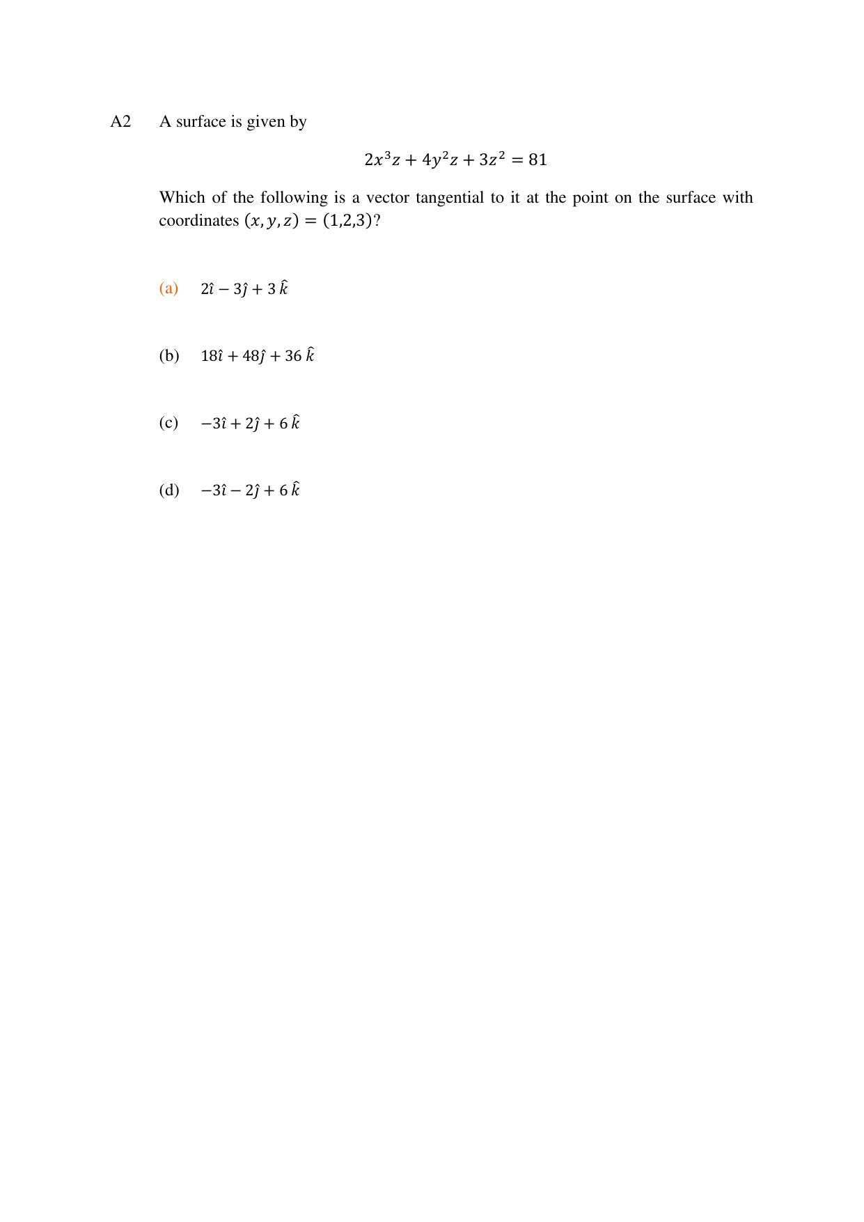 TIFR GS 2024 IPhD Question Paper - Page 2