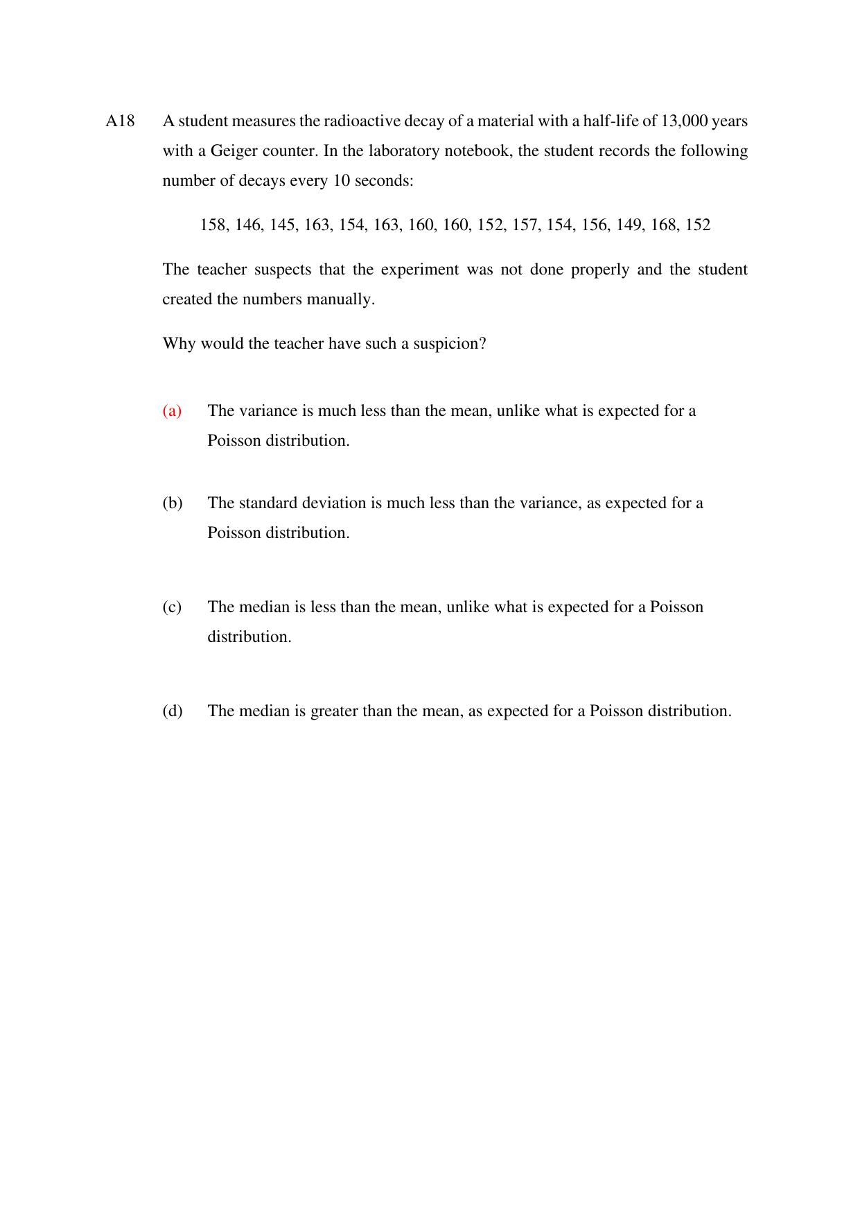 TIFR GS 2024 IPhD Question Paper - Page 18