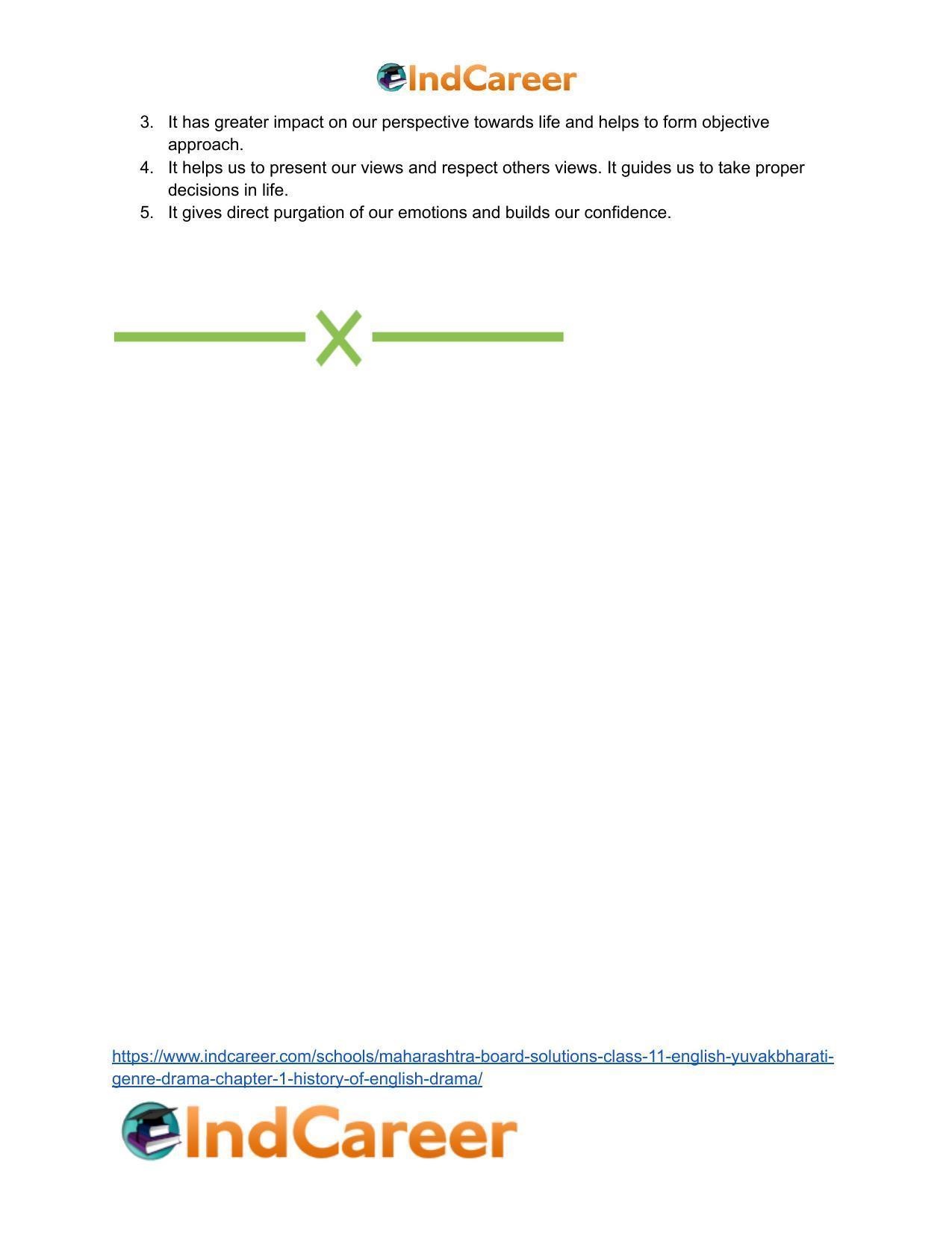 Maharashtra Board Solutions Class 11-English Yuvakbharati (Genre-Drama): Chapter 1- History of English Drama - Page 7