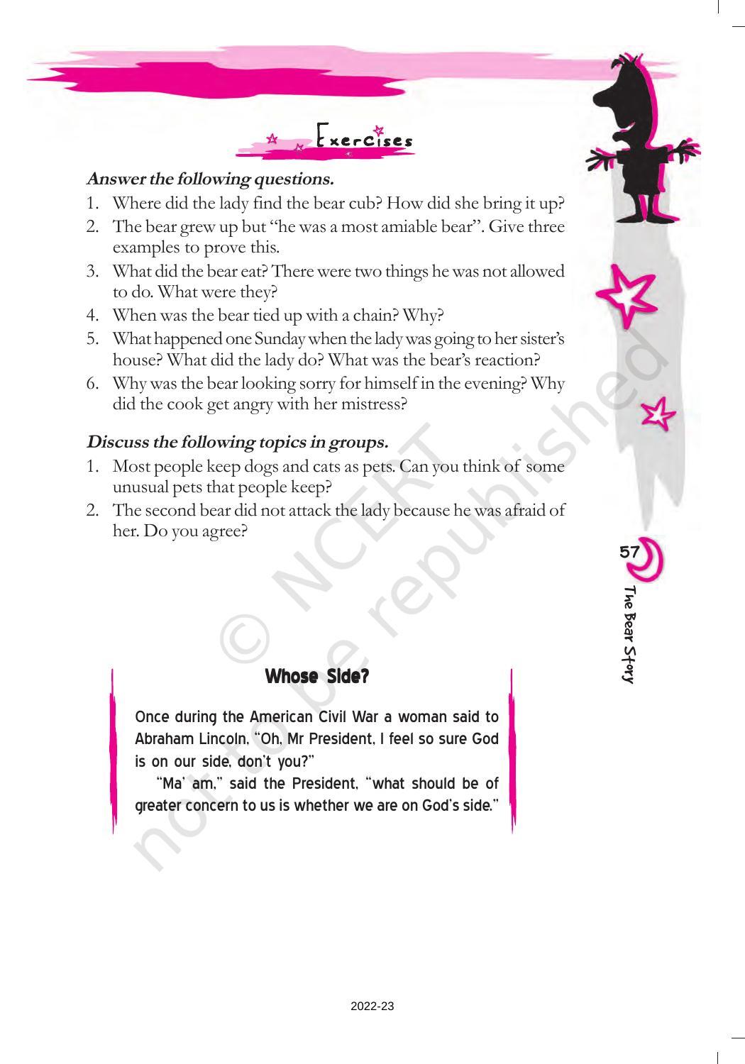 NCERT Book for Class 7 English (An Alien Hand): Chapter 8-The Bear Story - Page 6