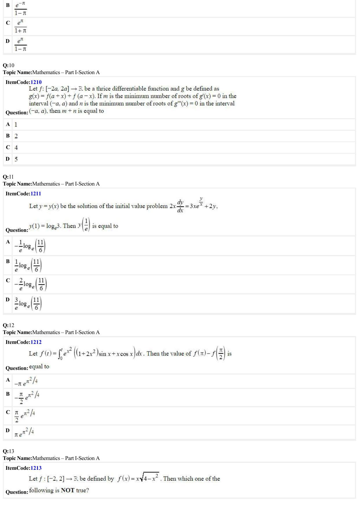 JEE Mains 2022: B Arch & B Planning English (Shift 2) 23-06-2022 Question Paper - Page 3