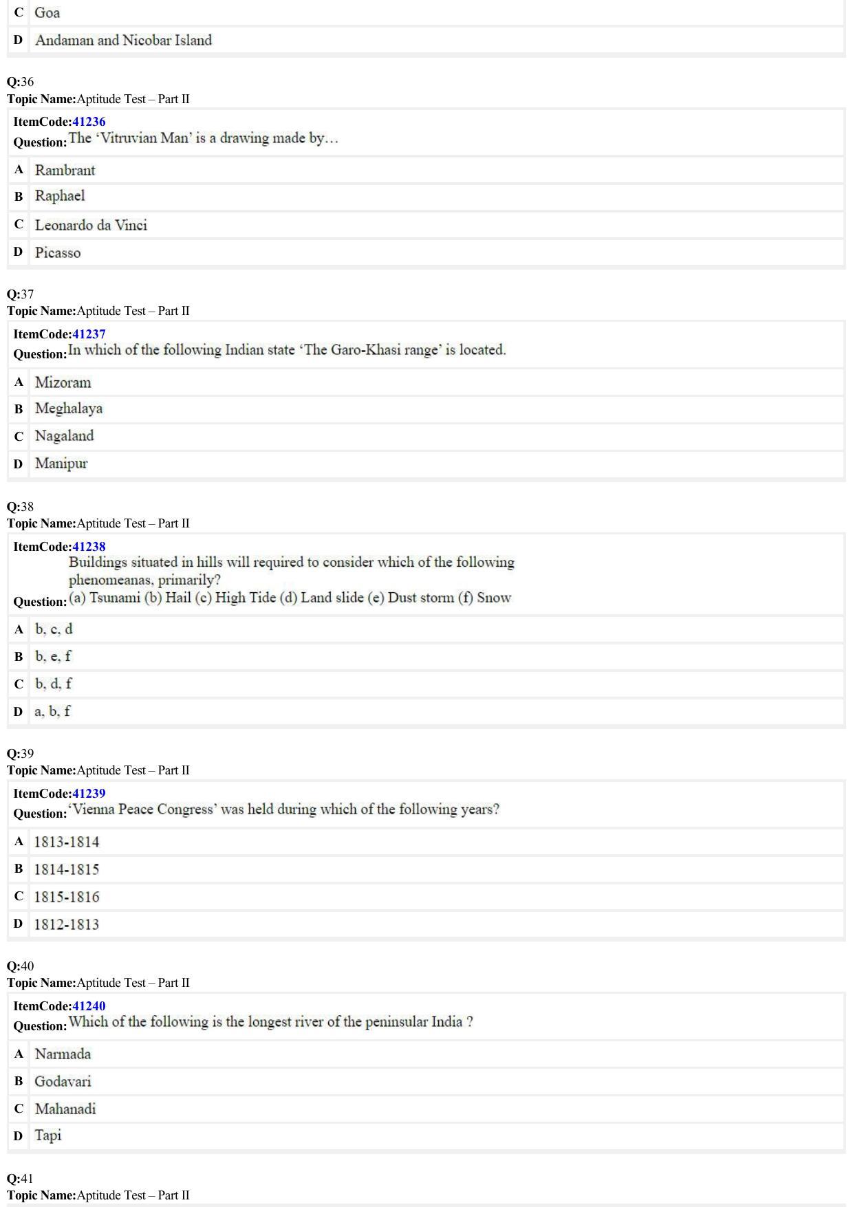 JEE Mains 2022: B Arch & B Planning English (Shift 2) 23-06-2022 Question Paper - Page 8