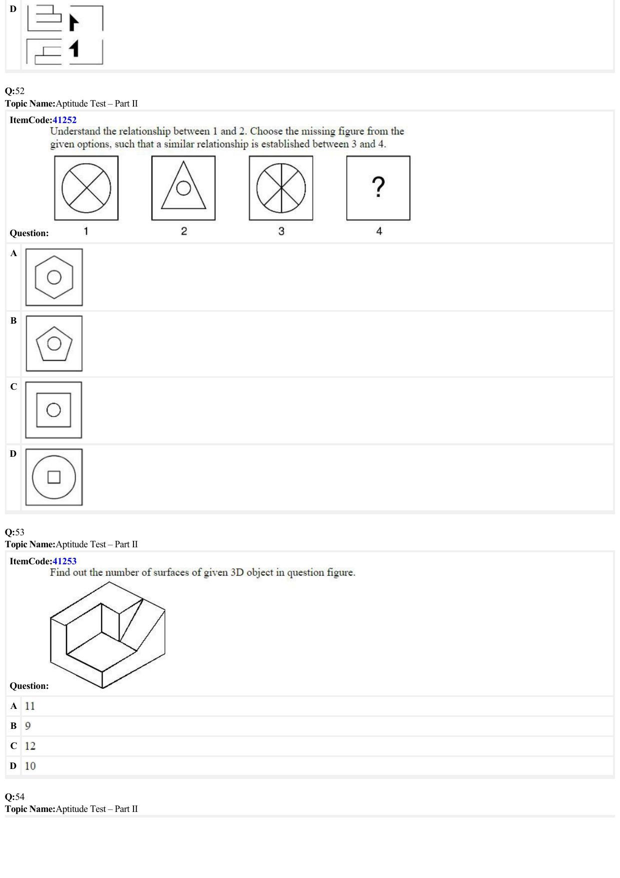 JEE Mains 2022: B Arch & B Planning English (Shift 2) 23-06-2022 Question Paper - Page 12