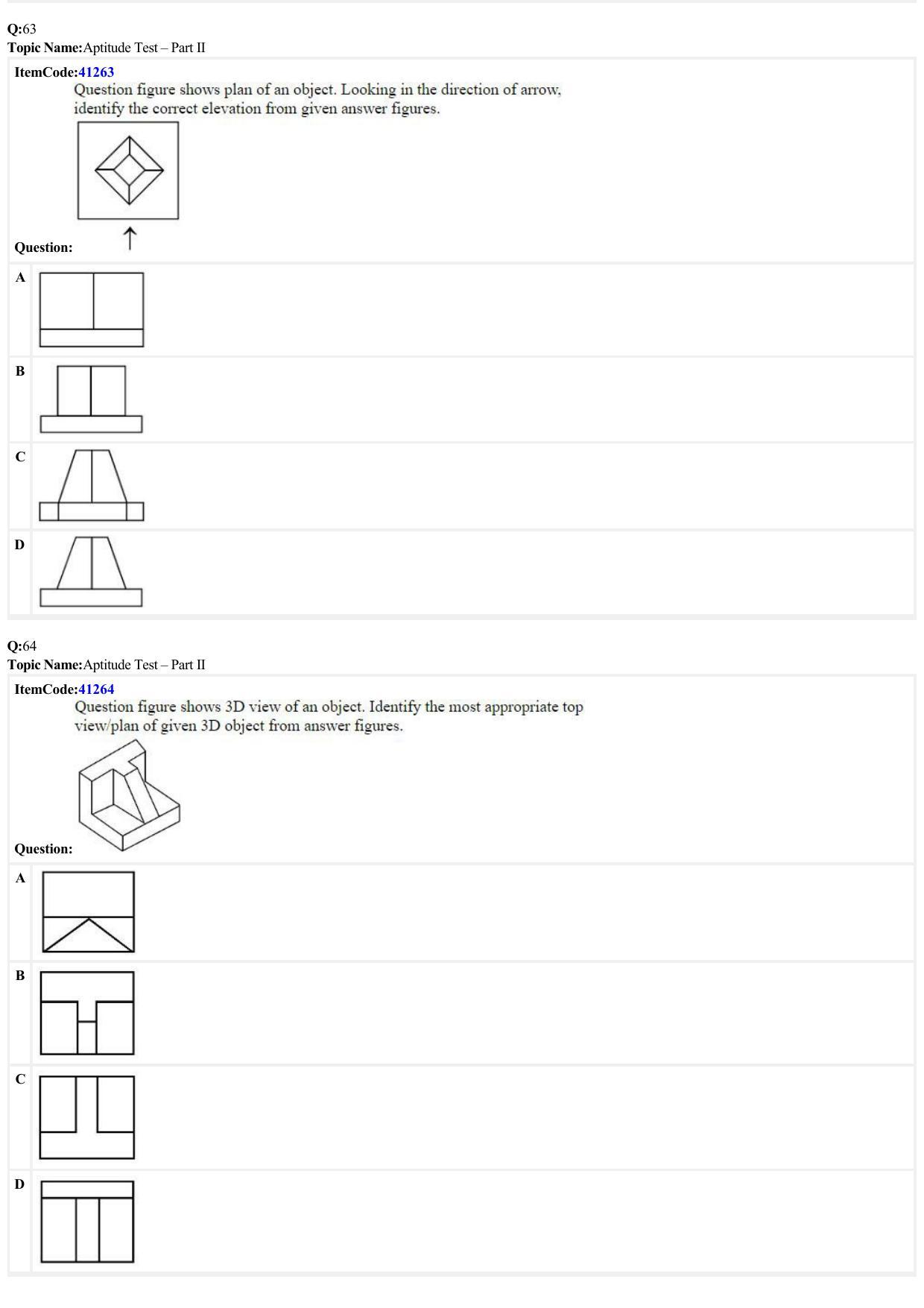 JEE Mains 2022: B Arch & B Planning English (Shift 2) 23-06-2022 Question Paper - Page 17