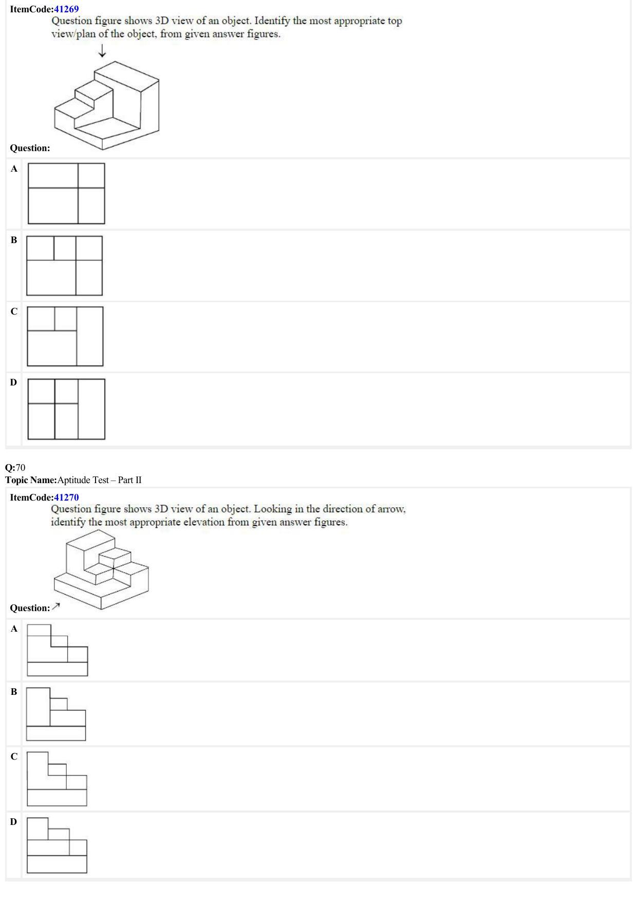JEE Mains 2022: B Arch & B Planning English (Shift 2) 23-06-2022 Question Paper - Page 20