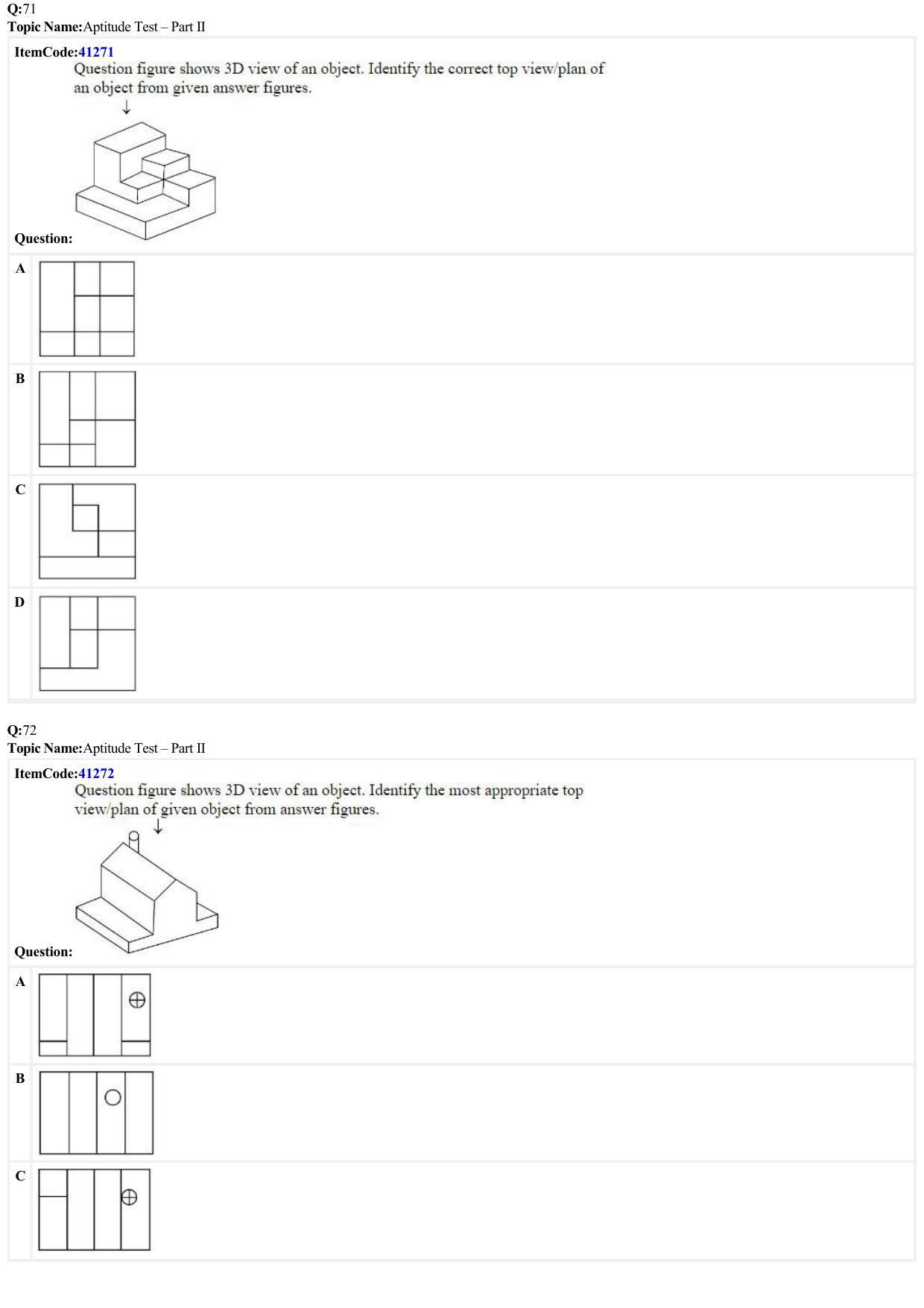 JEE Mains 2022: B Arch & B Planning English (Shift 2) 23-06-2022 Question Paper - Page 21