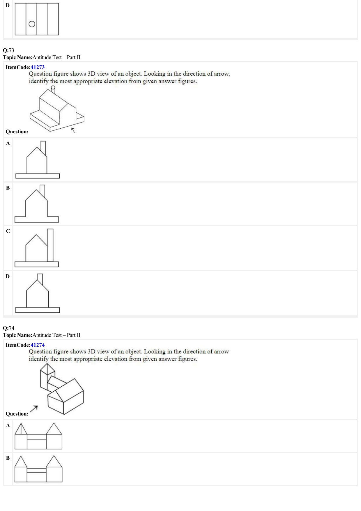 JEE Mains 2022: B Arch & B Planning English (Shift 2) 23-06-2022 Question Paper - Page 22