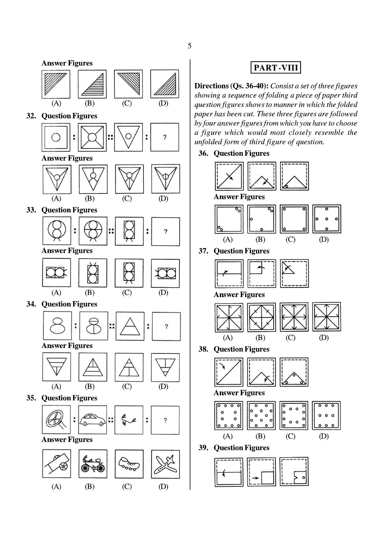 JNVST Class 6 2014 Question Paper with Solutions - Page 5