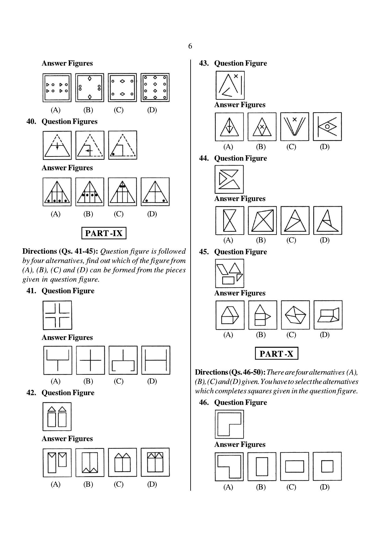 JNVST Class 6 2014 Question Paper with Solutions - Page 6