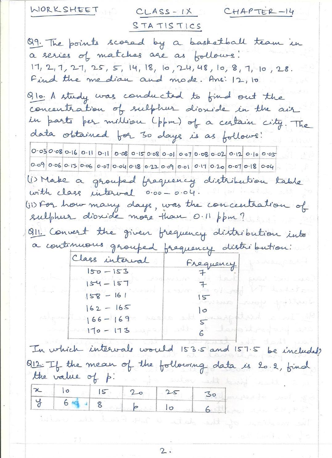 CBSE Worksheets for Class 9 Mathematics Circles Assignment 1 - Page 8