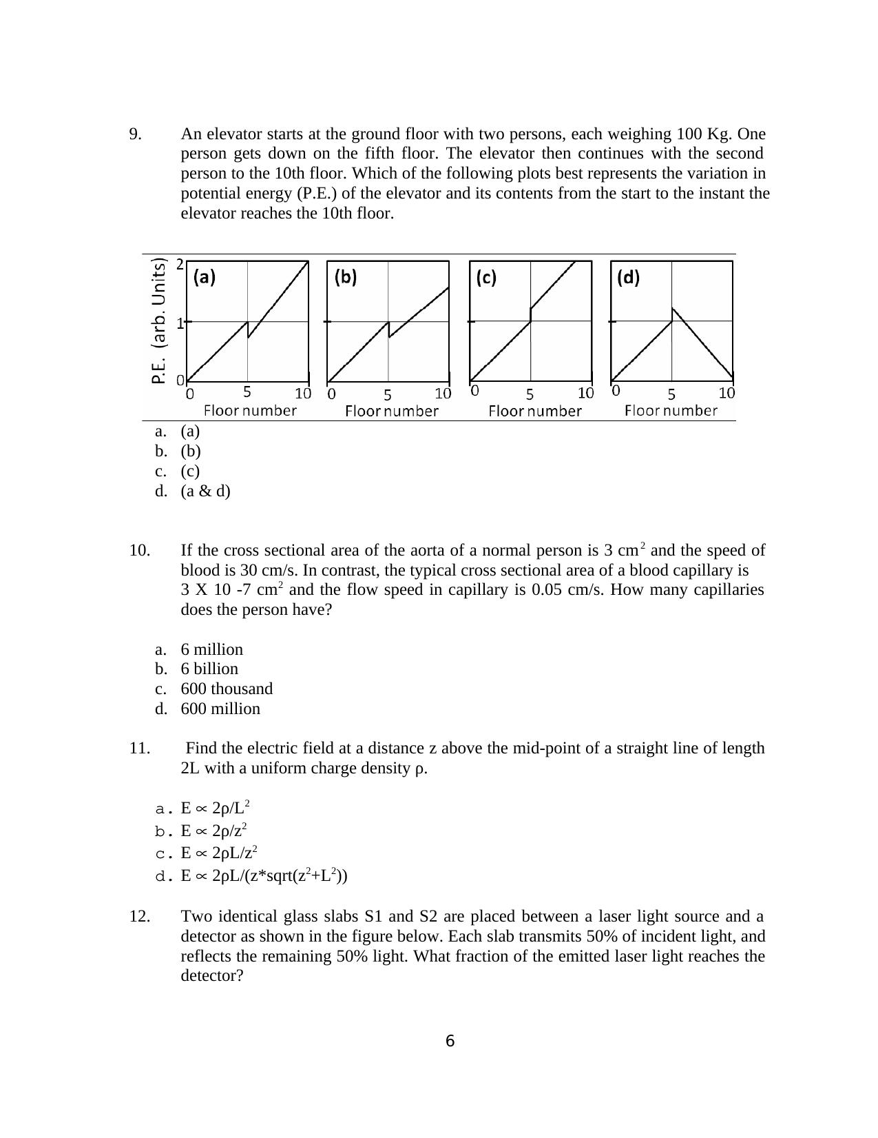 JGEEBILS Biology Question Paper 2011 - Page 6
