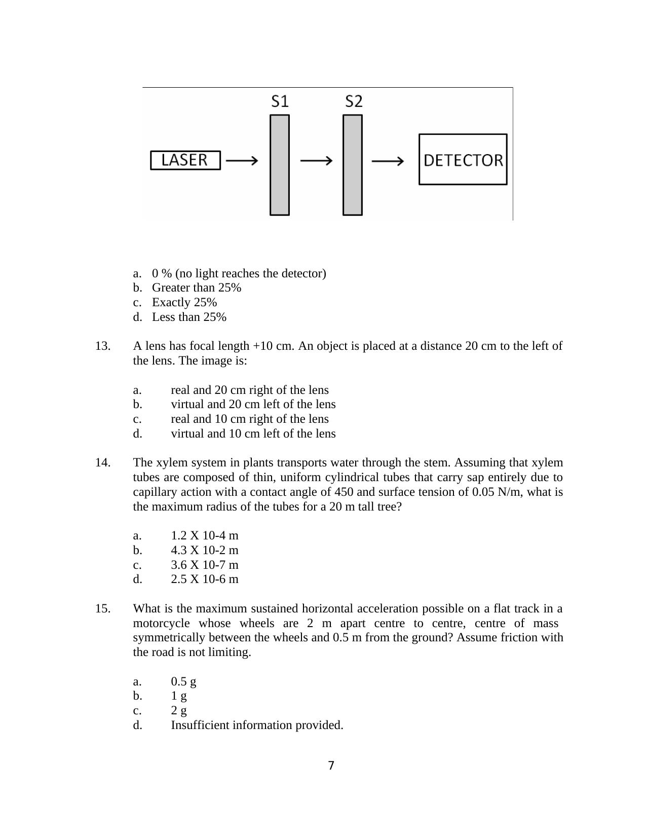 JGEEBILS Biology Question Paper 2011 - Page 7