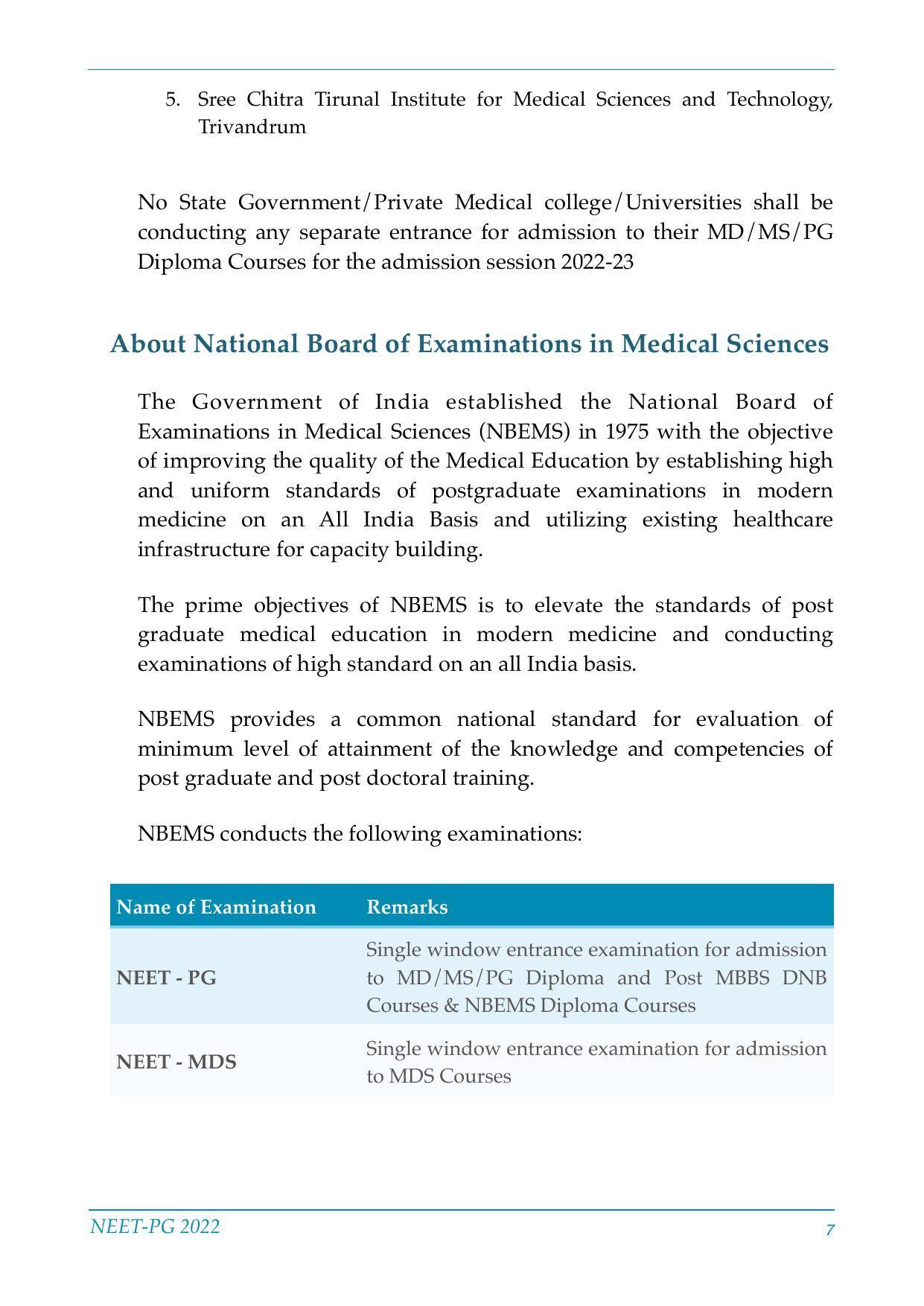 NEET-PG Exam 2022 - Page 7