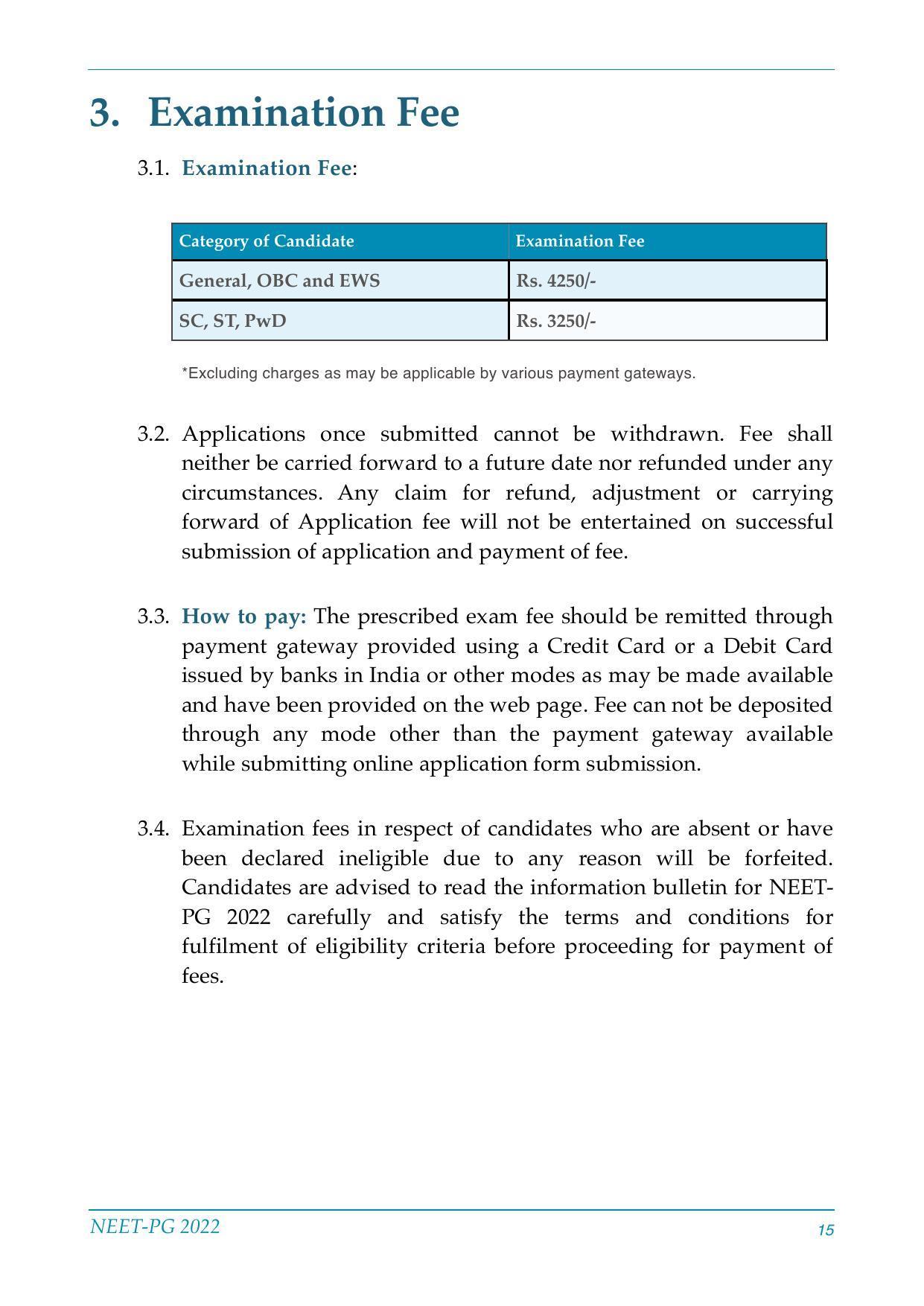 NEET-PG Exam 2022 - Page 15