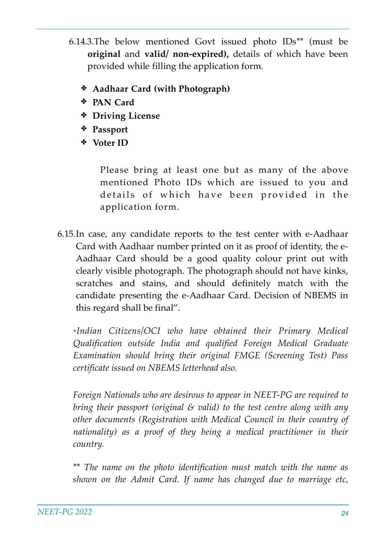 NEET-PG Exam 2022 - Page 24