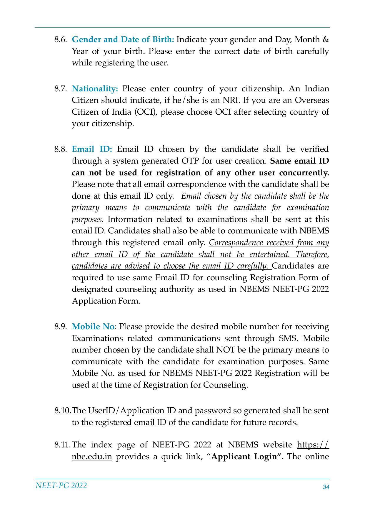 NEET-PG Exam 2022 - Page 34