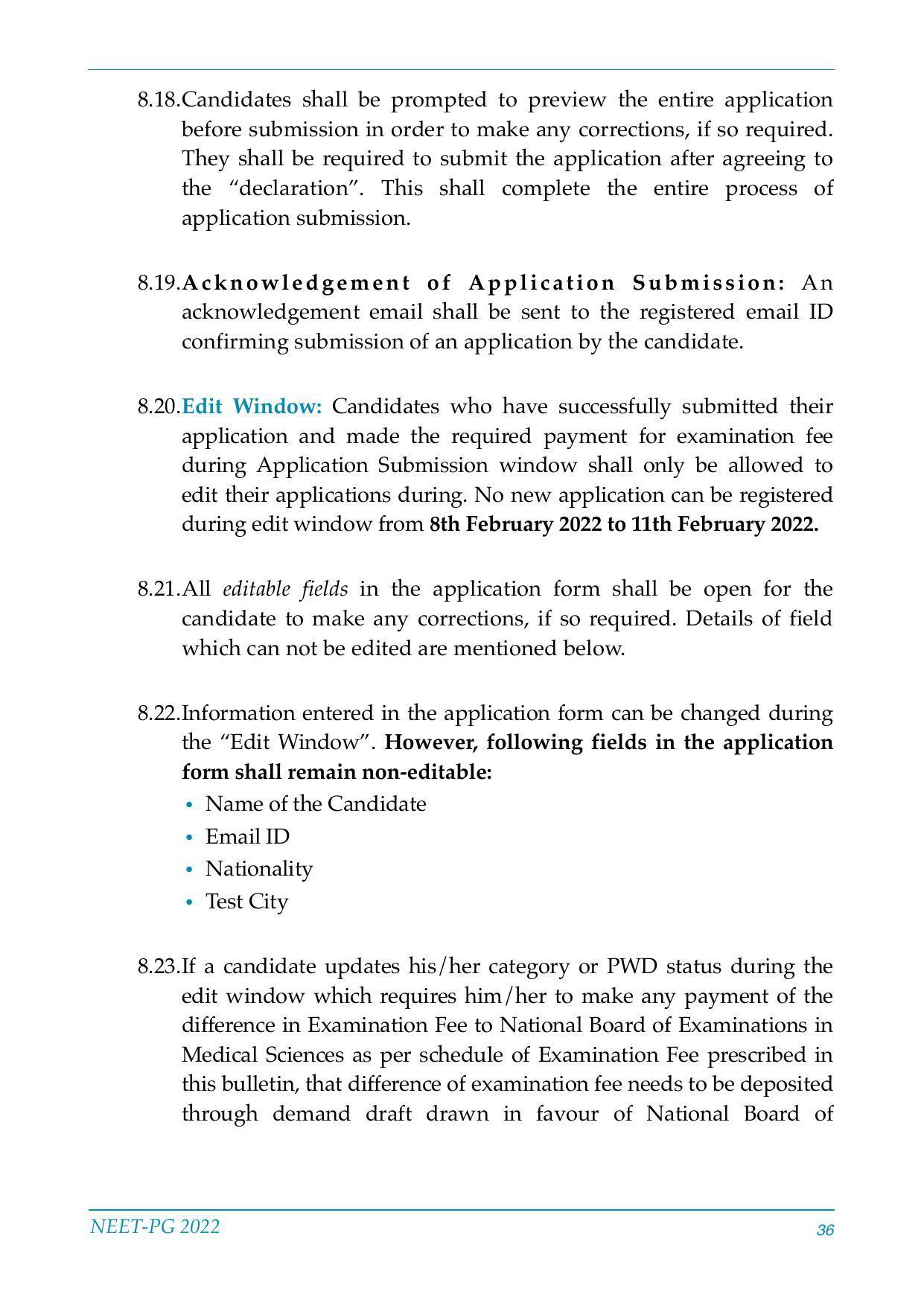 NEET-PG Exam 2022 - Page 36