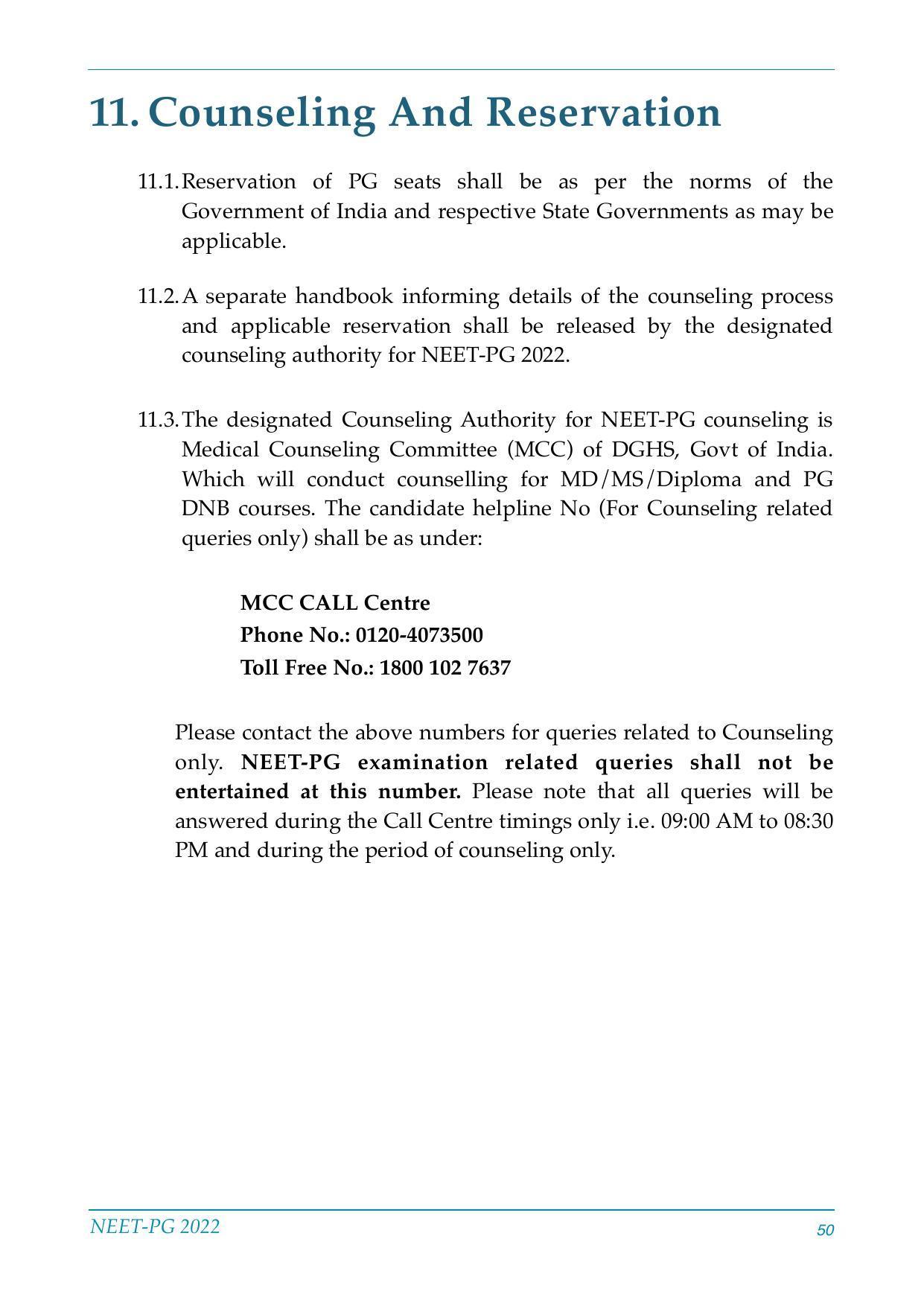 NEET-PG Exam 2022 - Page 50