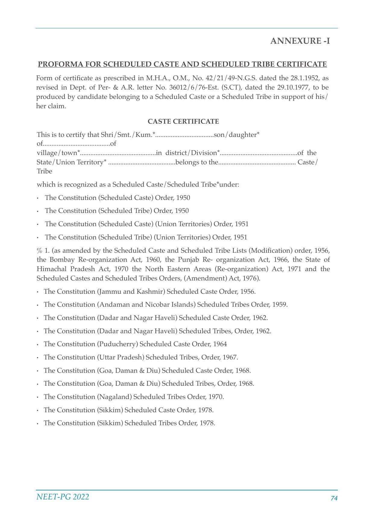 NEET-PG Exam 2022 - Page 74