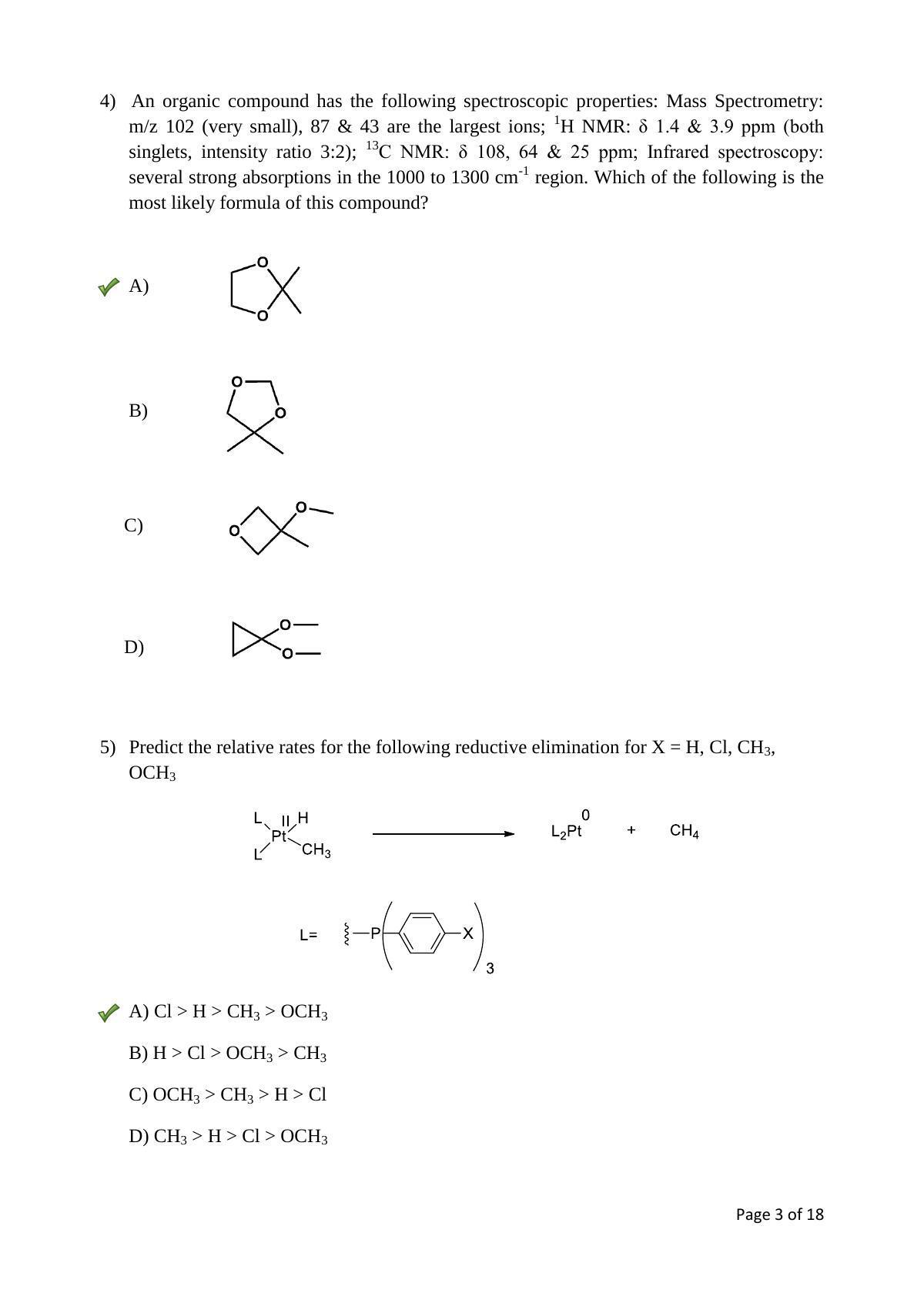 TIFR GS 2017 Chemistry Y Question Paper - Page 3