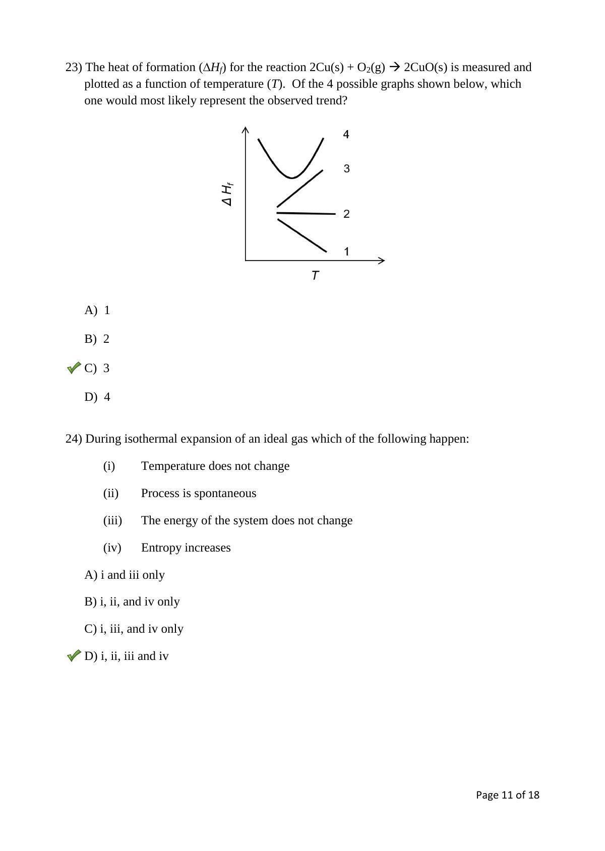 TIFR GS 2017 Chemistry Y Question Paper - Page 11