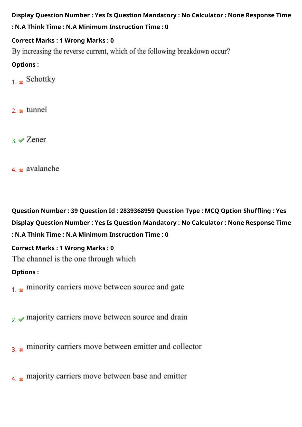 TS PGECET 2023: EC - ELECTRONICS & COMMUNICATION ENGINEERING Question Papers - Page 26