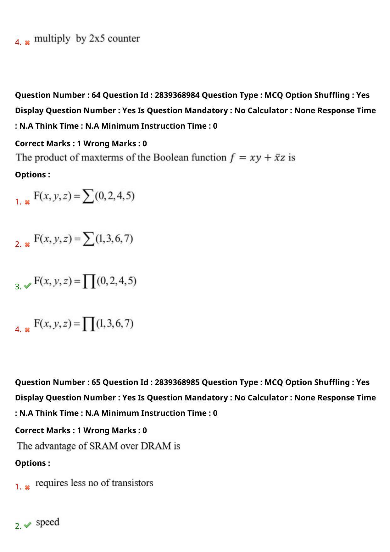 TS PGECET 2023: EC - ELECTRONICS & COMMUNICATION ENGINEERING Question Papers - Page 40