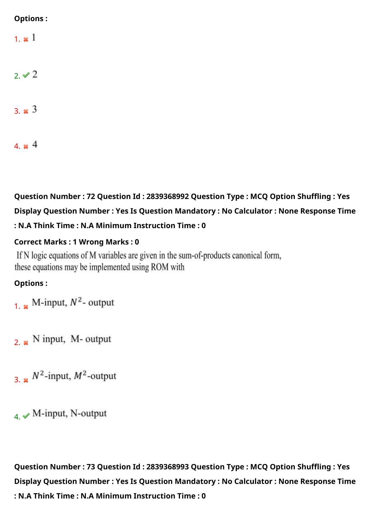 TS PGECET 2023: EC - ELECTRONICS & COMMUNICATION ENGINEERING Question Papers - Page 44
