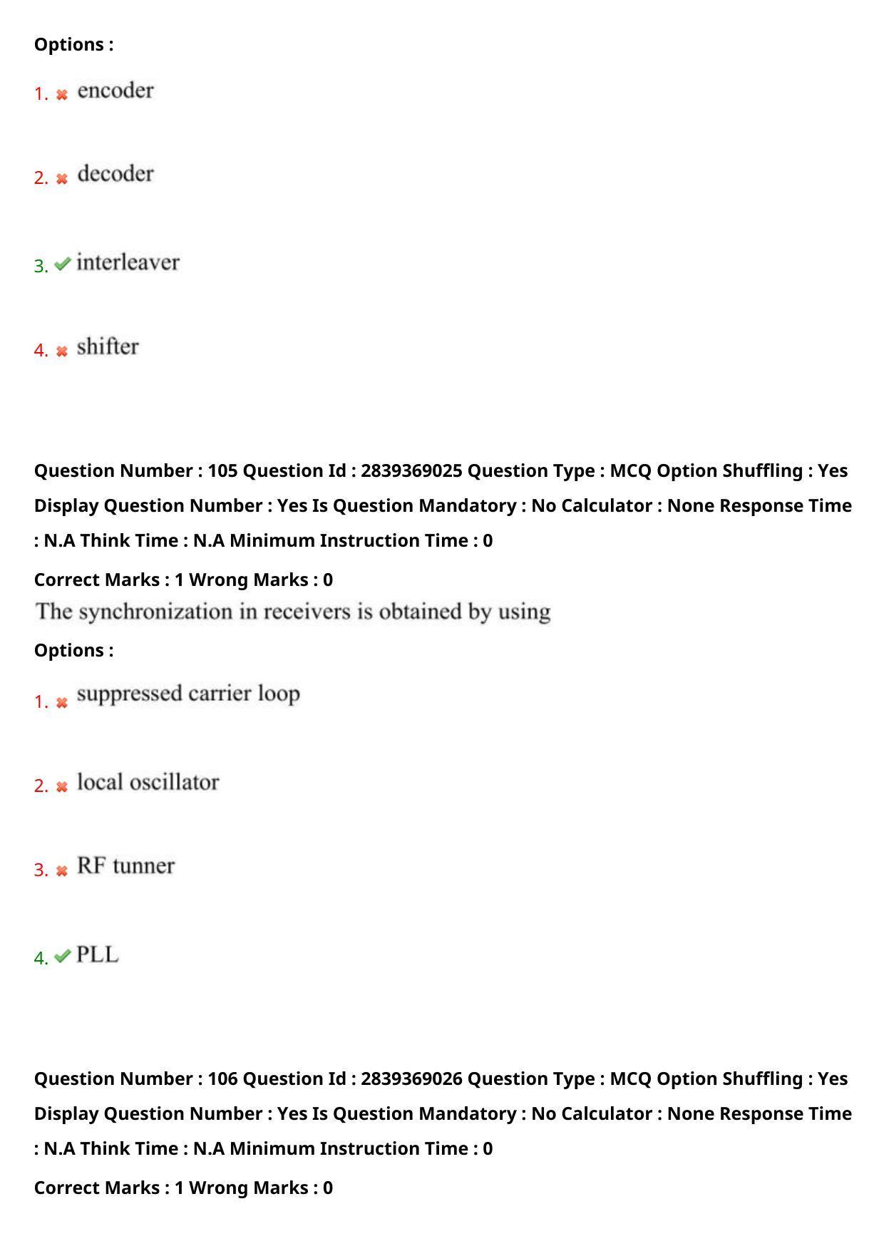 TS PGECET 2023: EC - ELECTRONICS & COMMUNICATION ENGINEERING Question Papers - Page 62