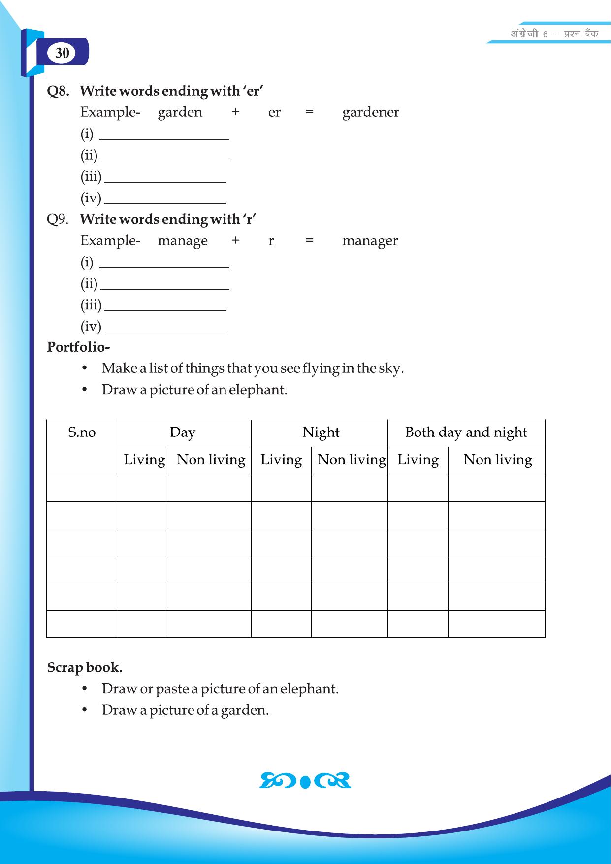 Chhattisgarh Board Class 6 English Question Bank - Page 32