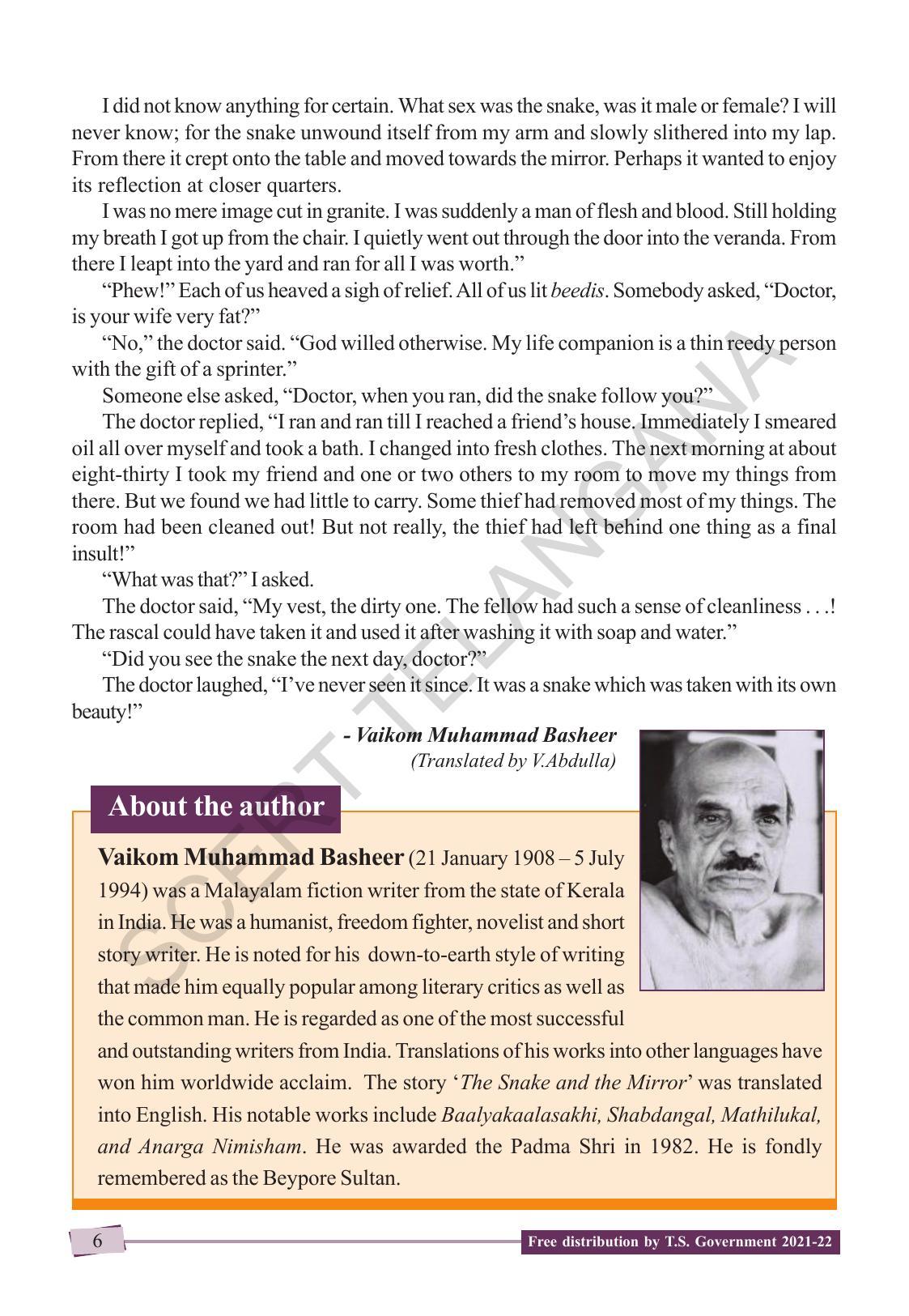 TS SCERT Class 9 English (English Medium) Text Book - Page 16