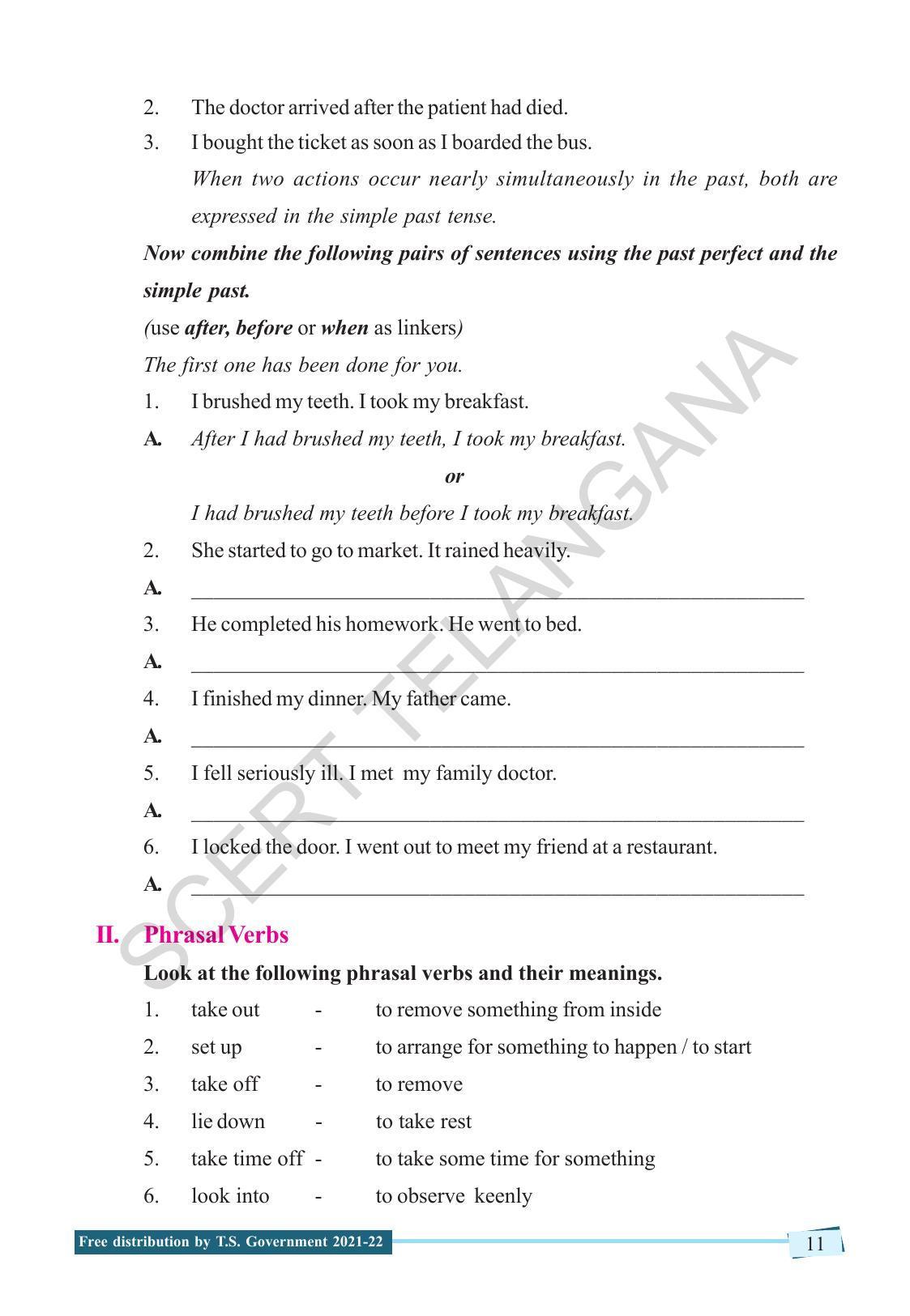 TS SCERT Class 9 English (English Medium) Text Book - Page 21