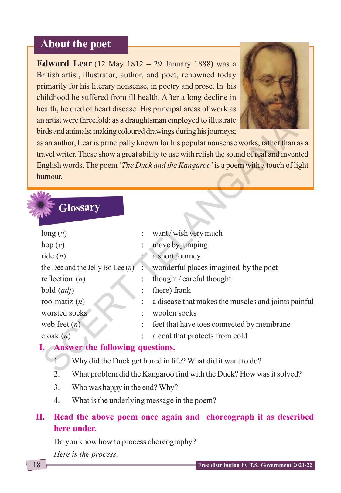 TS SCERT Class 9 English (English Medium) Text Book - Page 28