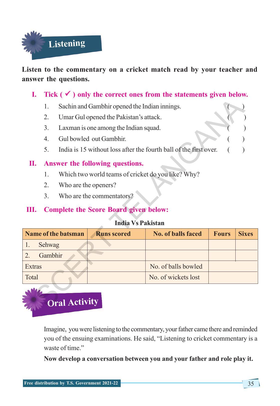 TS SCERT Class 9 English (English Medium) Text Book - Page 45