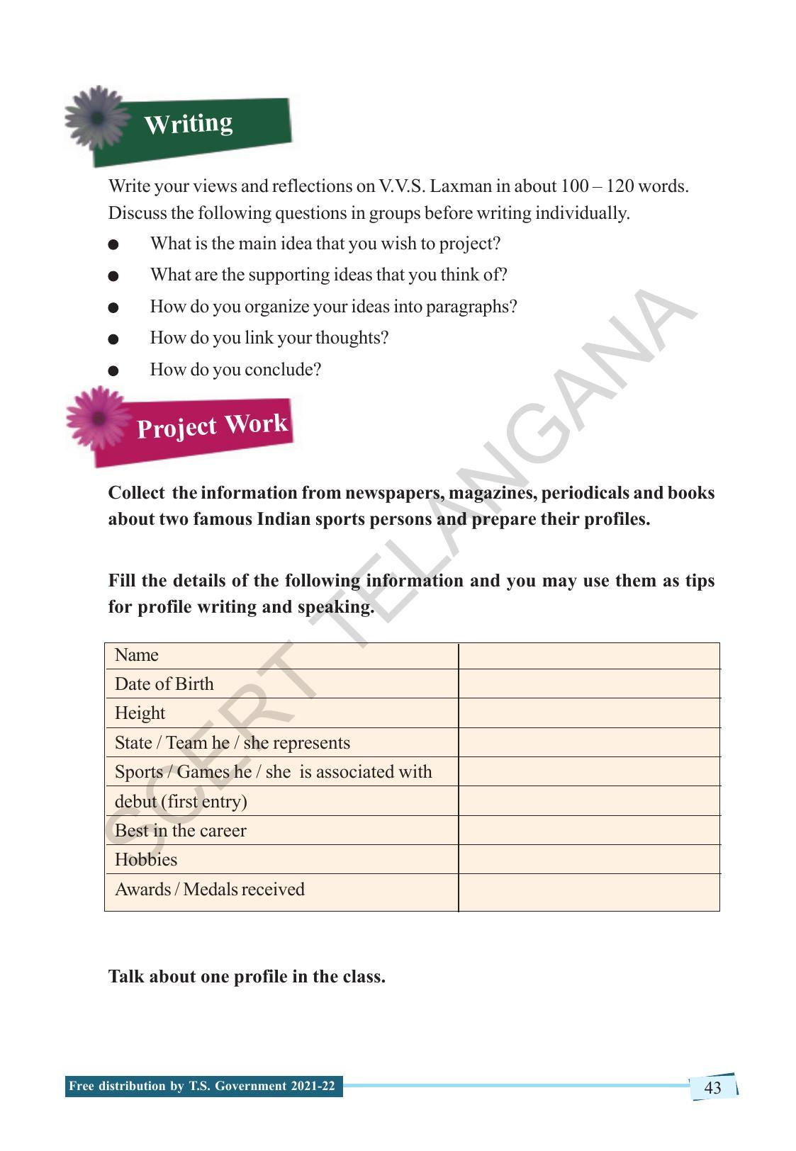 TS SCERT Class 9 English (English Medium) Text Book - Page 53