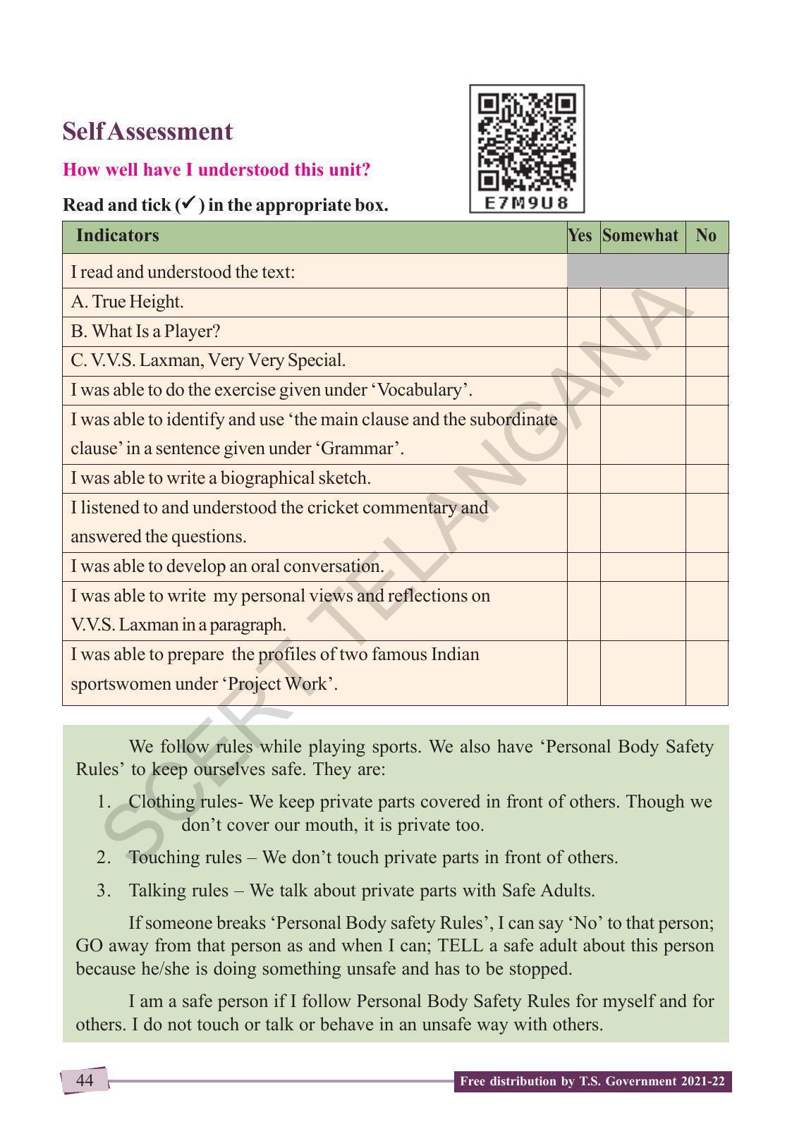 TS SCERT Class 9 English (English Medium) Text Book - Page 54