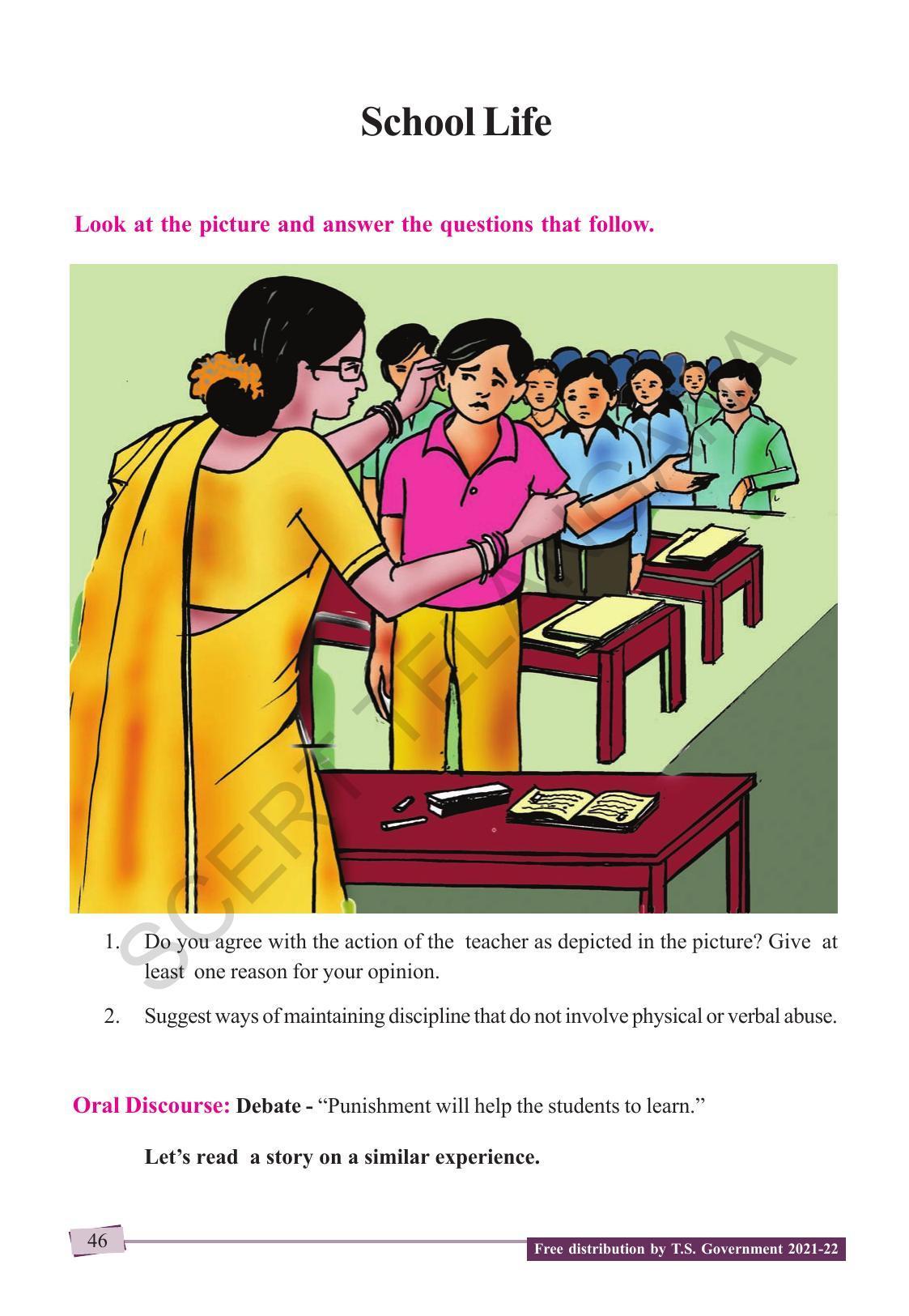 TS SCERT Class 9 English (English Medium) Text Book - Page 56