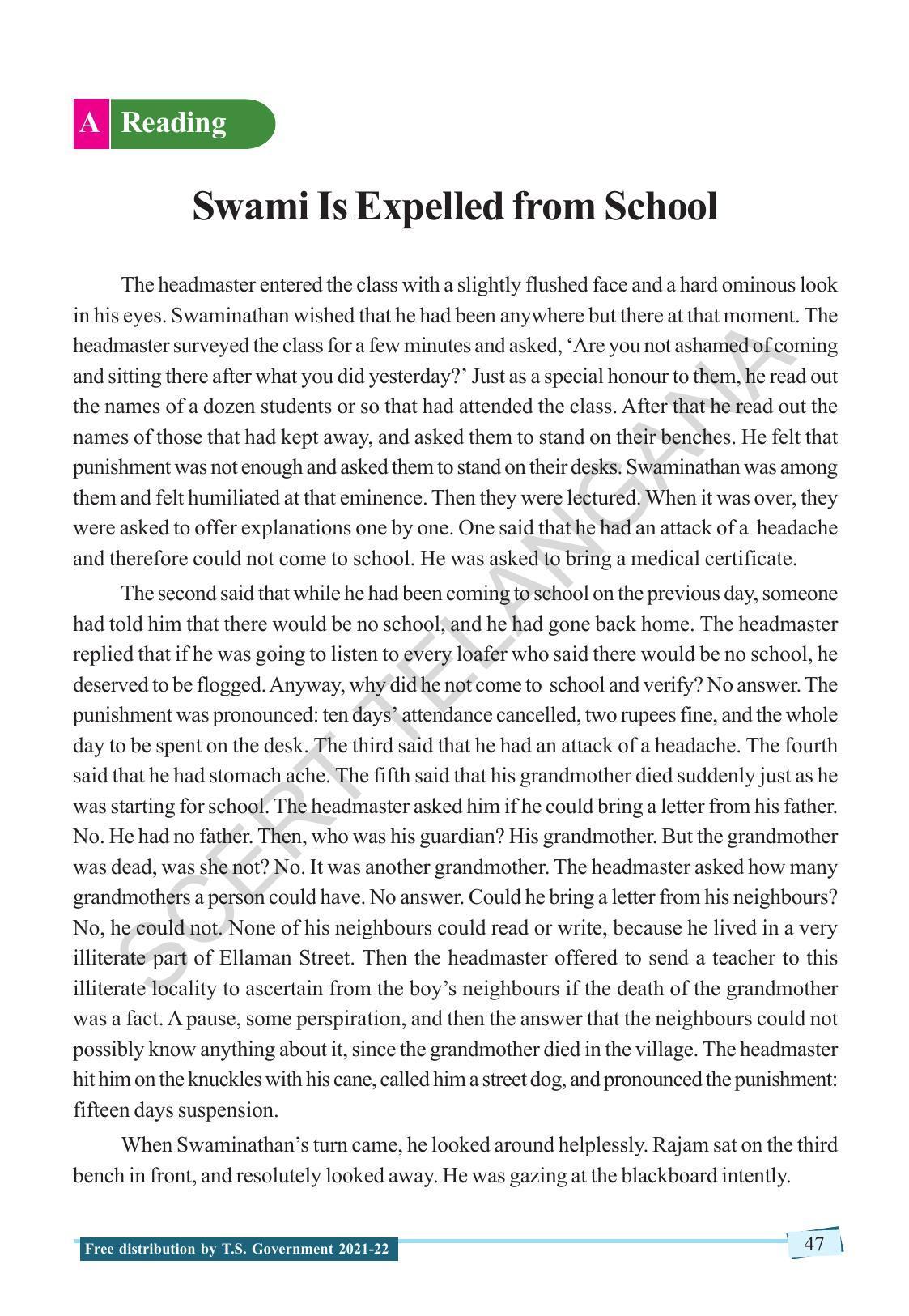 TS SCERT Class 9 English (English Medium) Text Book - Page 57