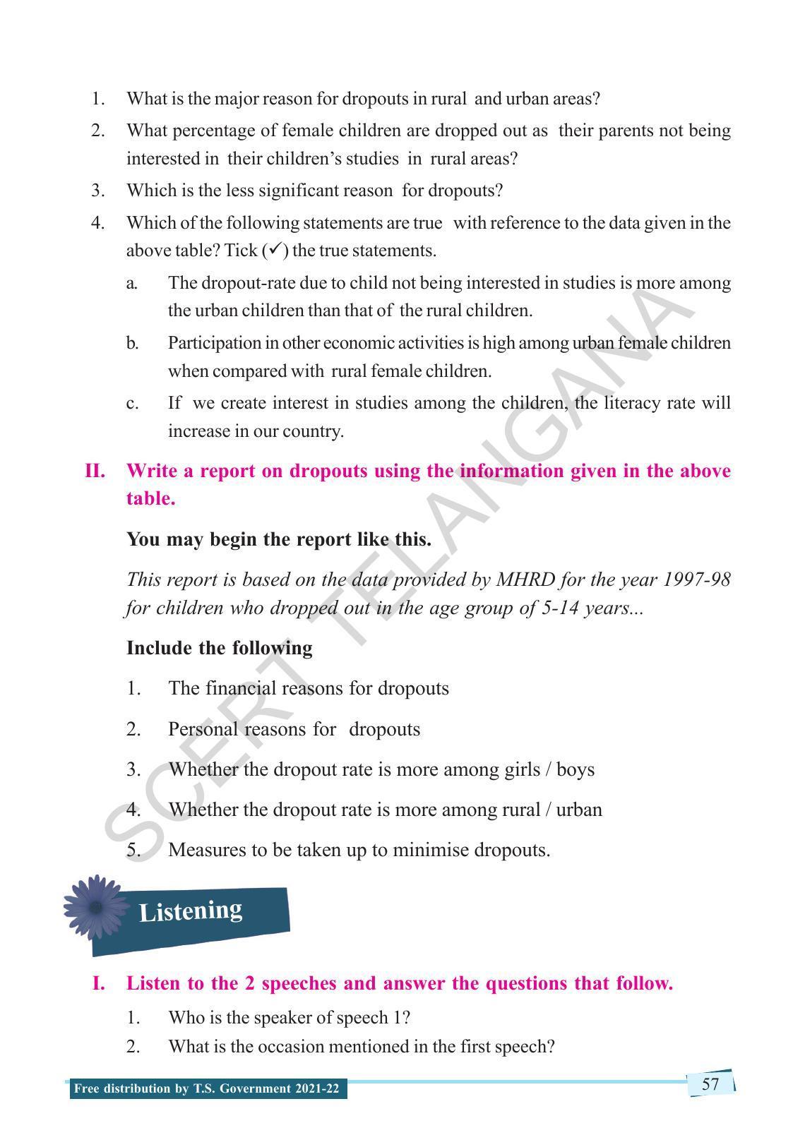 TS SCERT Class 9 English (English Medium) Text Book - Page 67