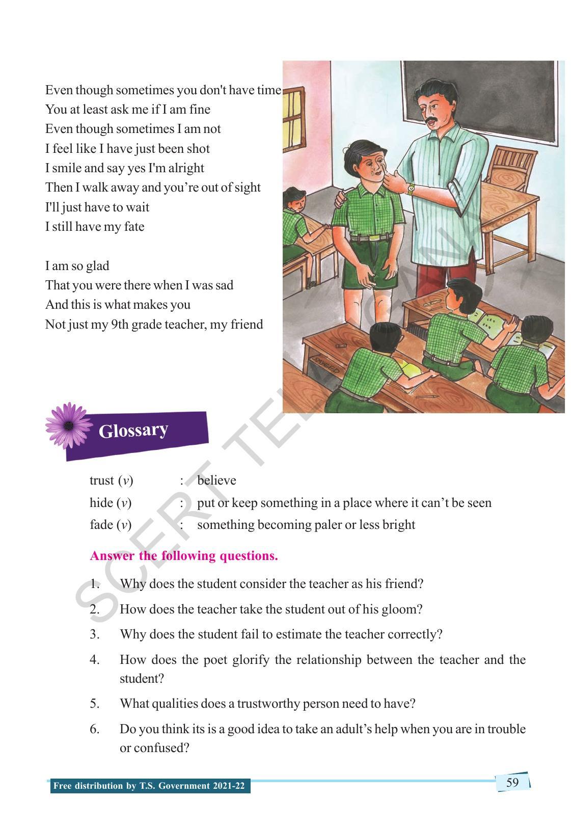 TS SCERT Class 9 English (English Medium) Text Book - Page 69
