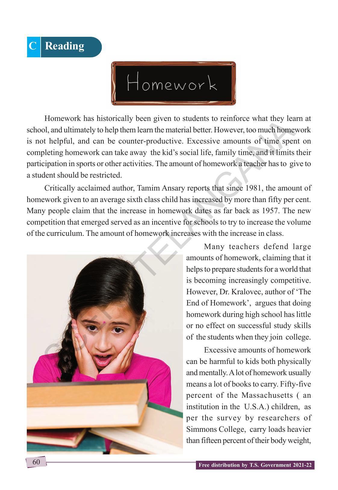 TS SCERT Class 9 English (English Medium) Text Book - Page 70