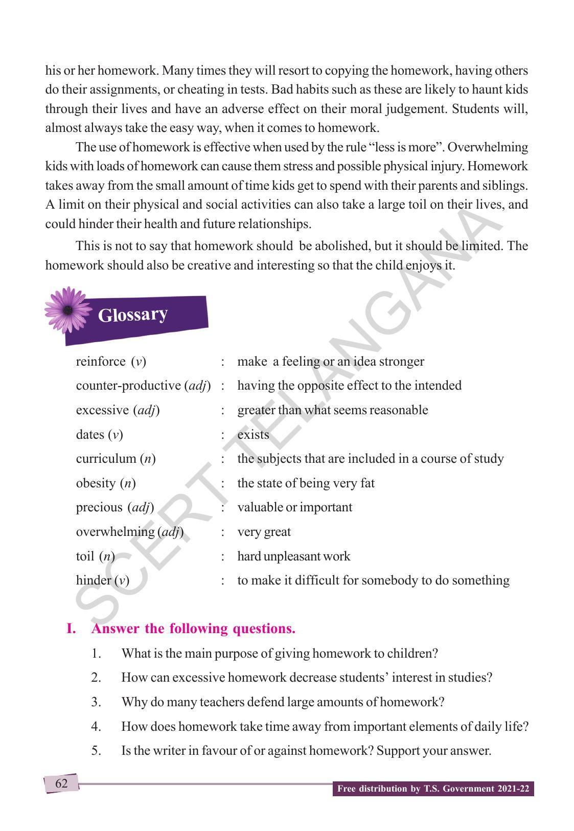 TS SCERT Class 9 English (English Medium) Text Book - Page 72