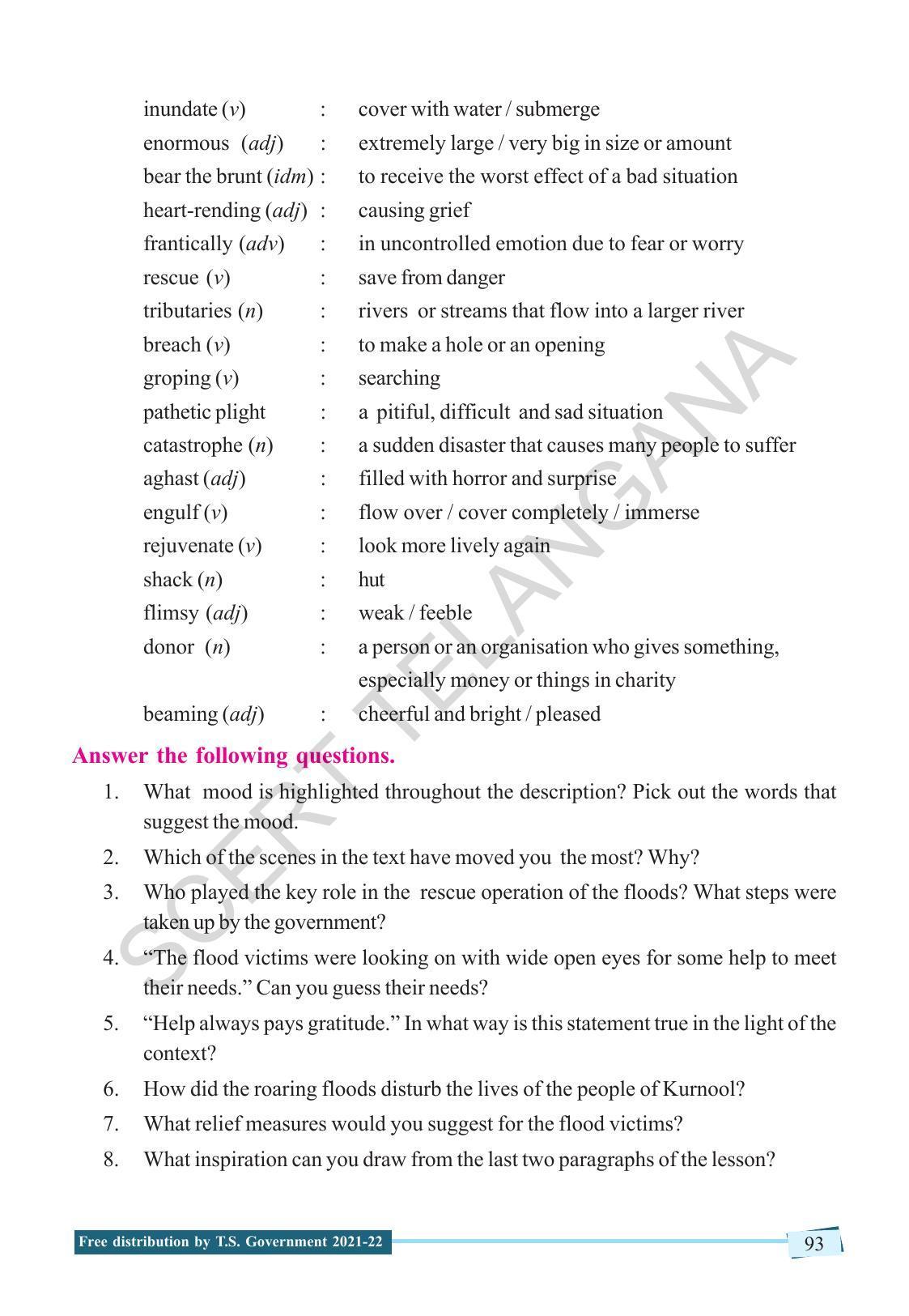 TS SCERT Class 9 English (English Medium) Text Book - Page 103